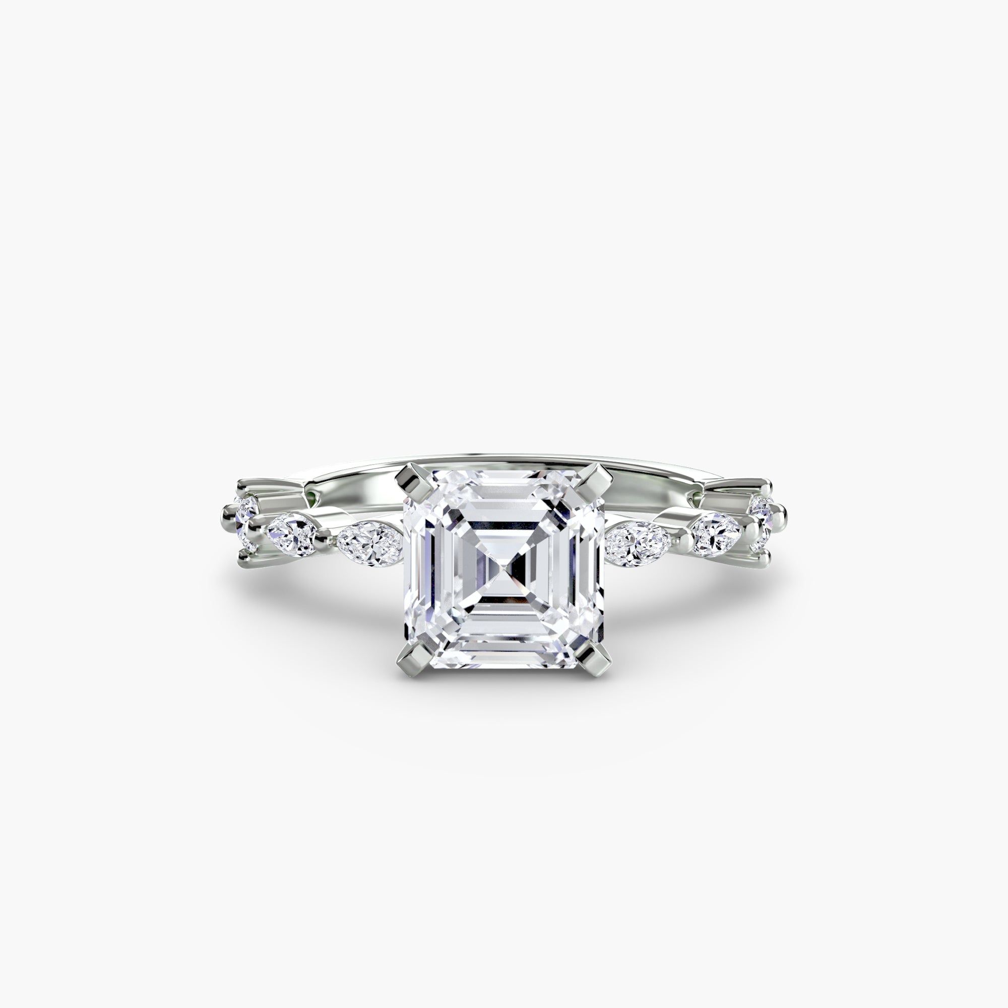 Solitaire mit Eternity Pavé