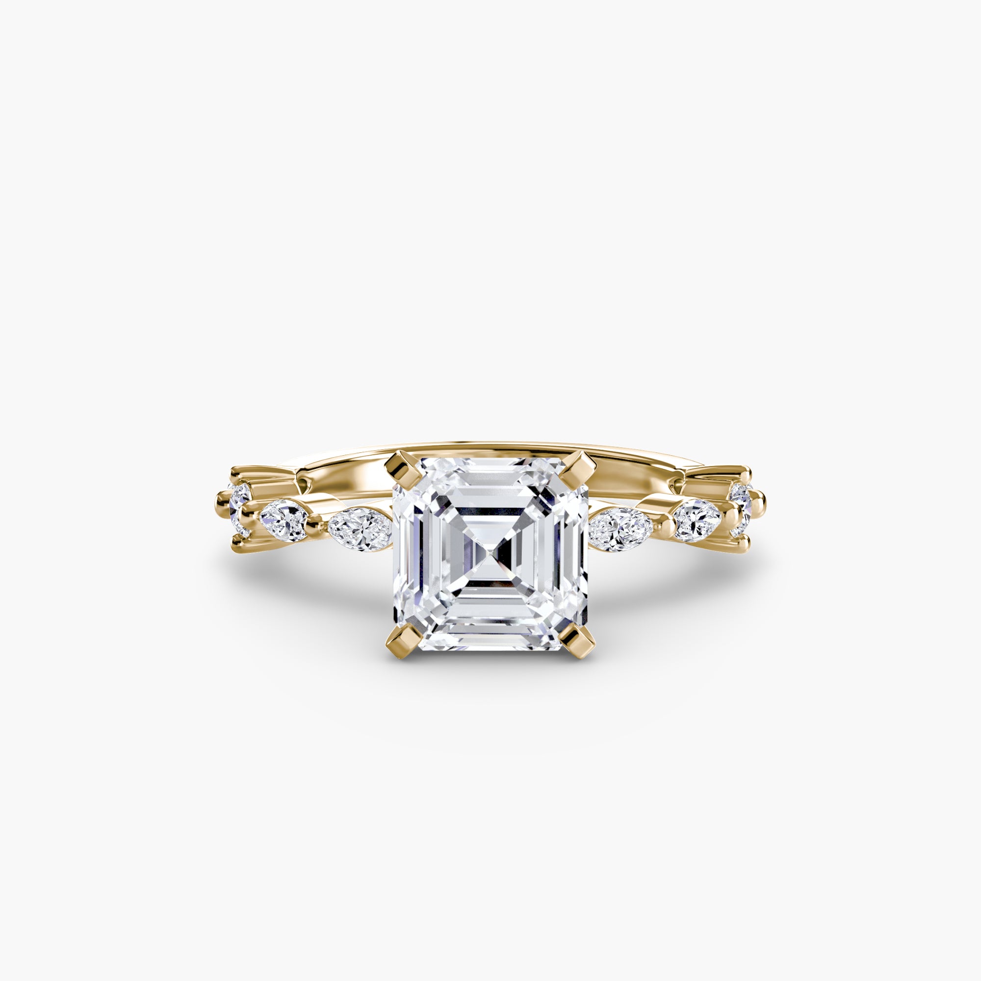 Solitaire mit Eternity Pavé