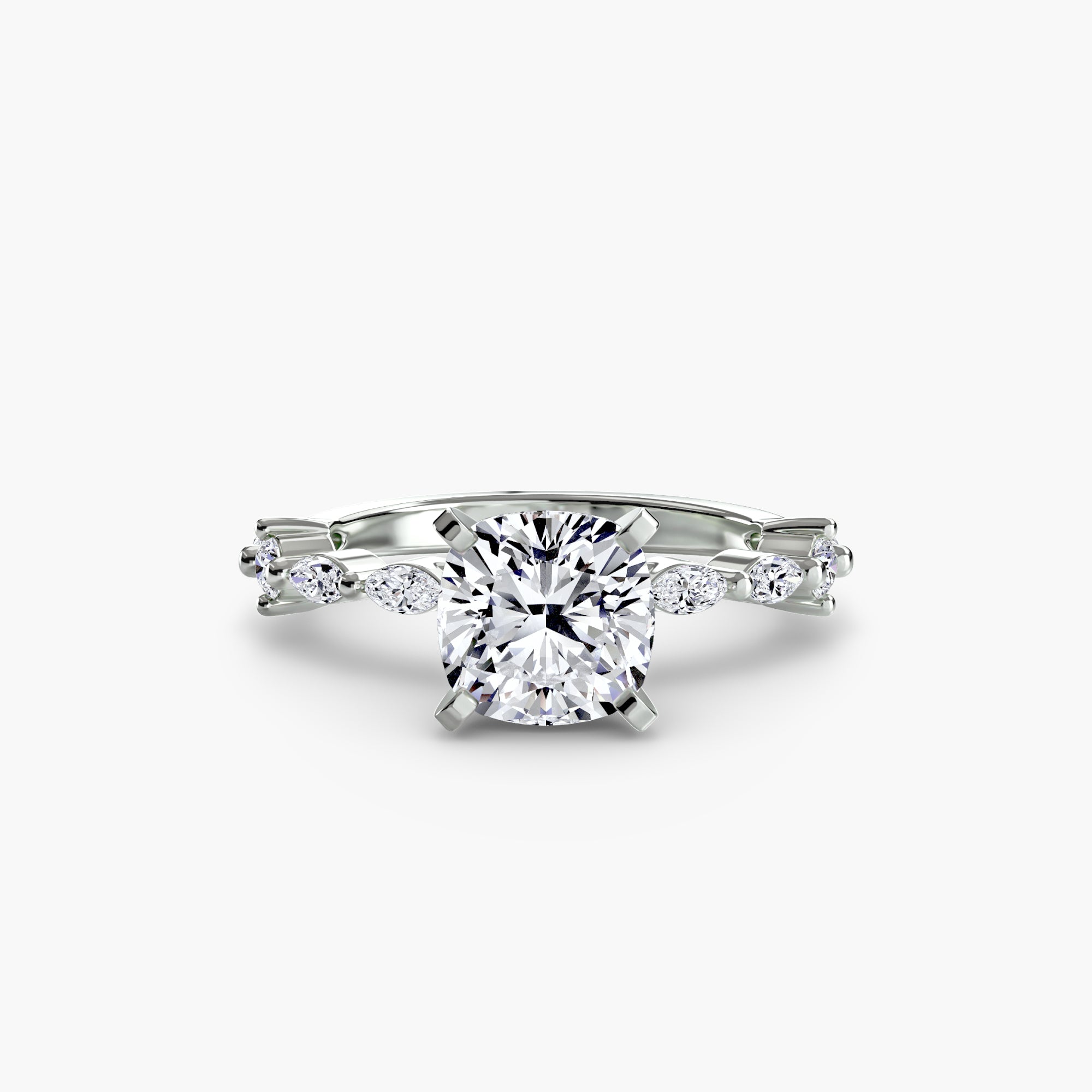 Solitaire mit Eternity Pavé