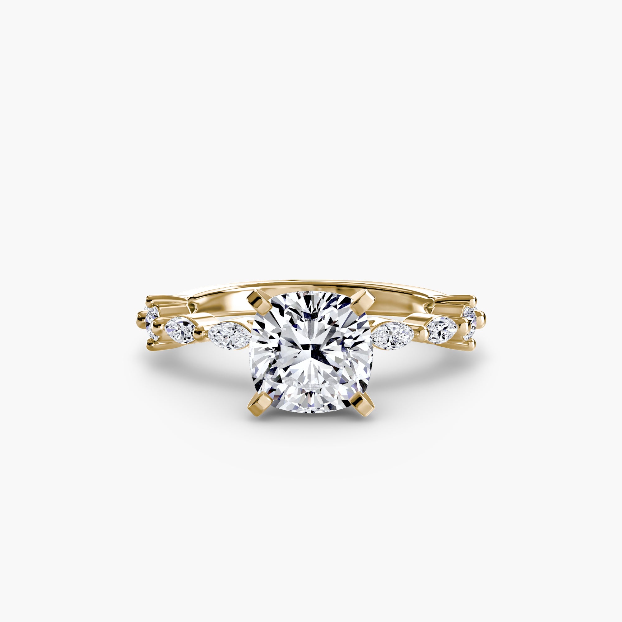 Solitaire mit Eternity Pavé