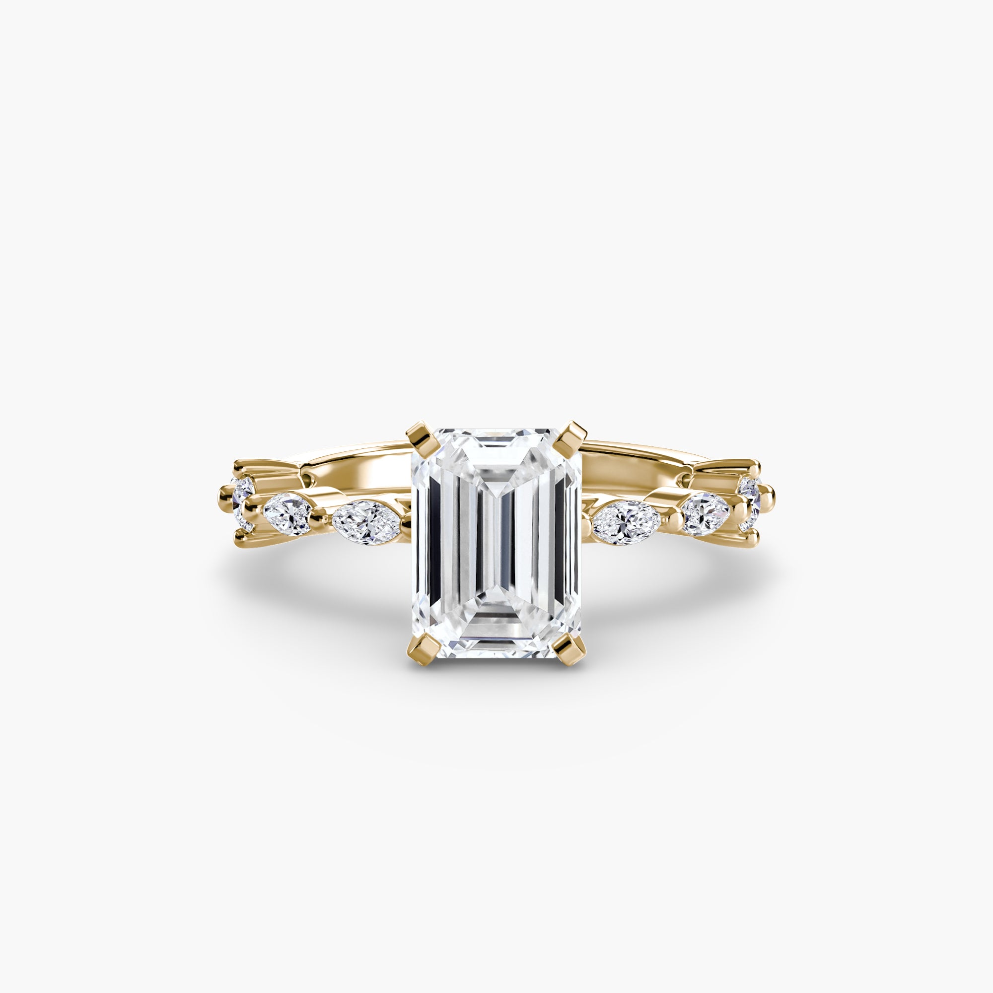 Solitaire mit Eternity Pavé