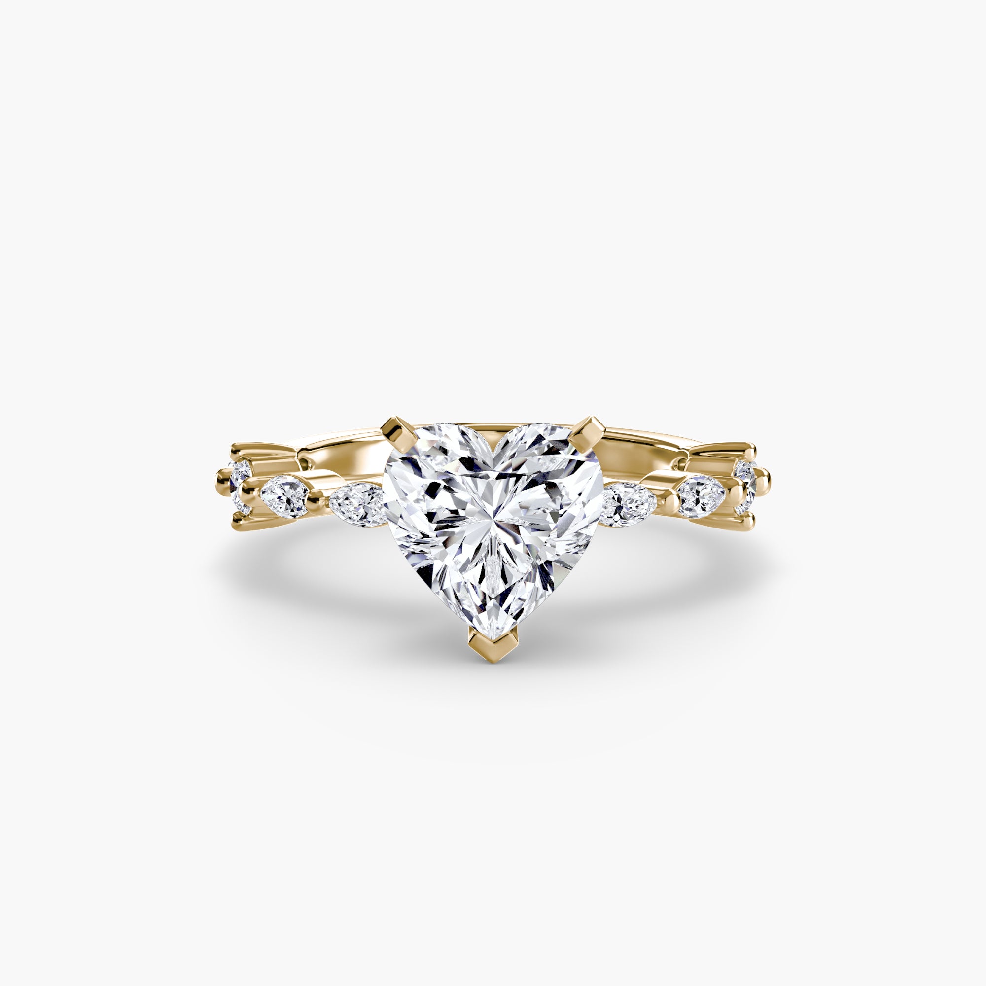 Solitaire mit Eternity Pavé