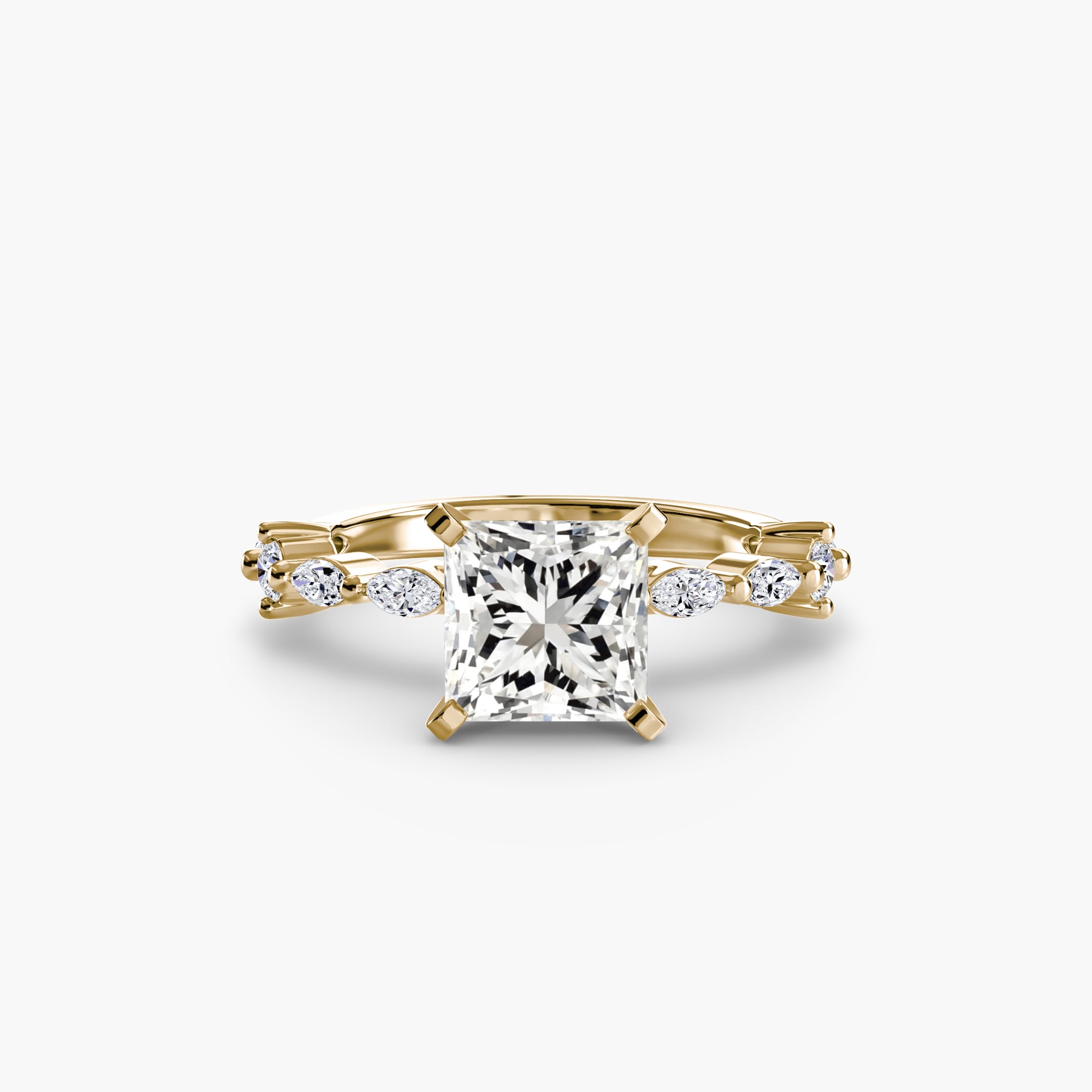 Solitaire mit Eternity Pavé
