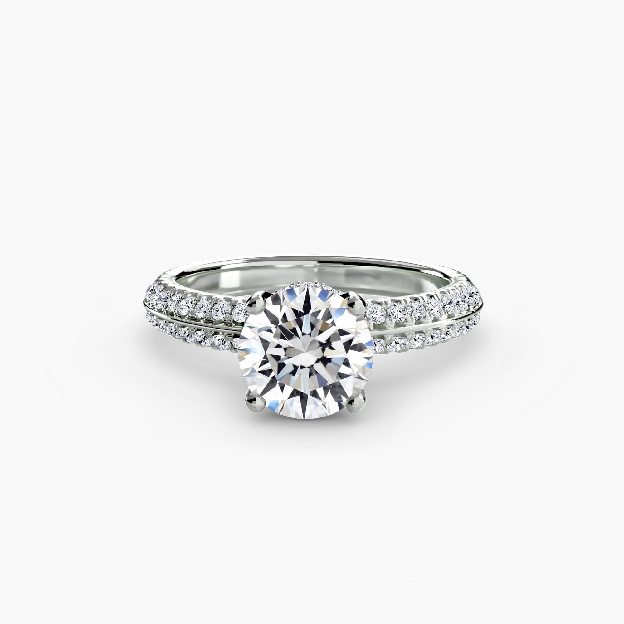 Solitaire mit Pavé 1