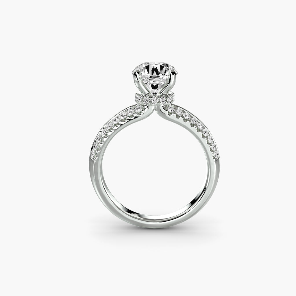 Solitaire mit Pavé 1