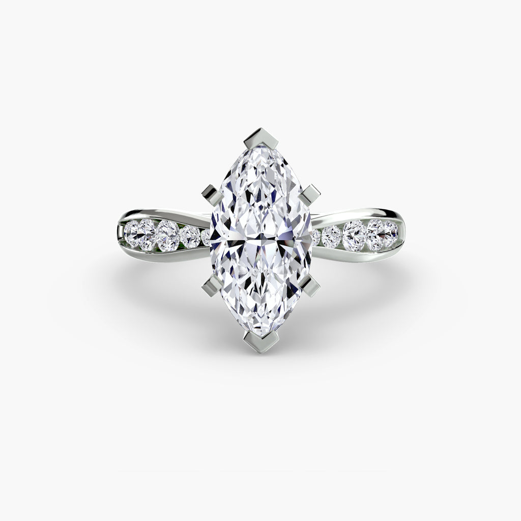 Solitaire mit Pavé 3