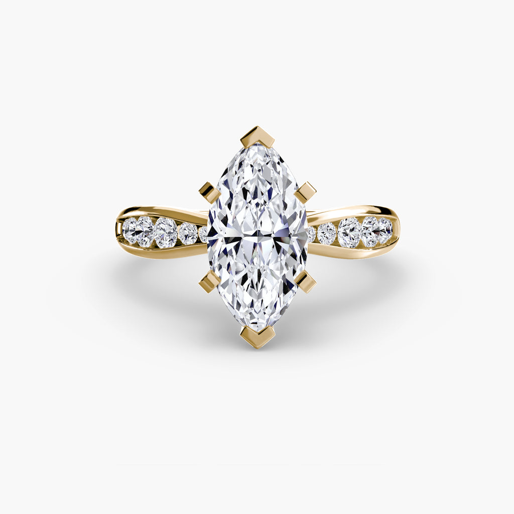 Solitaire mit Pavé 3