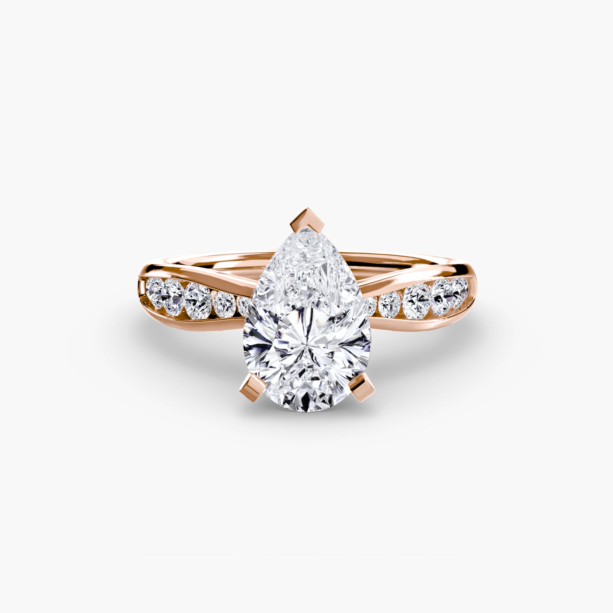Solitaire mit Pavé 3