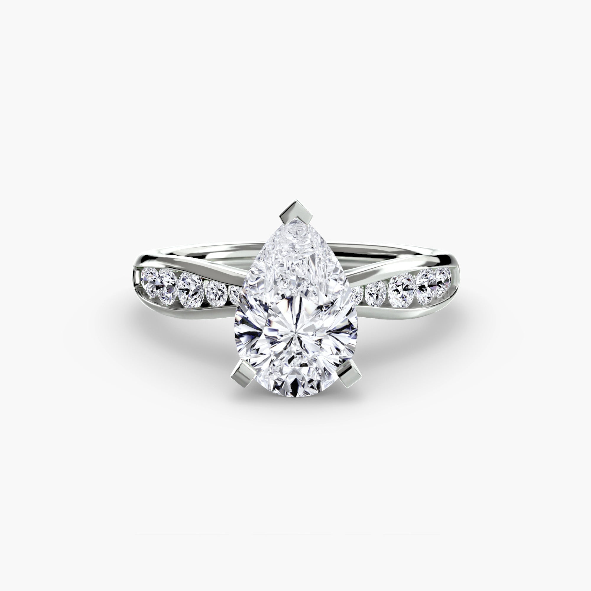Solitaire mit Pavé 3