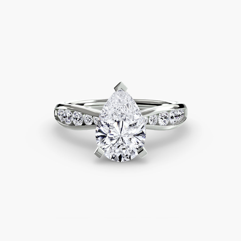Solitaire mit Pavé 3
