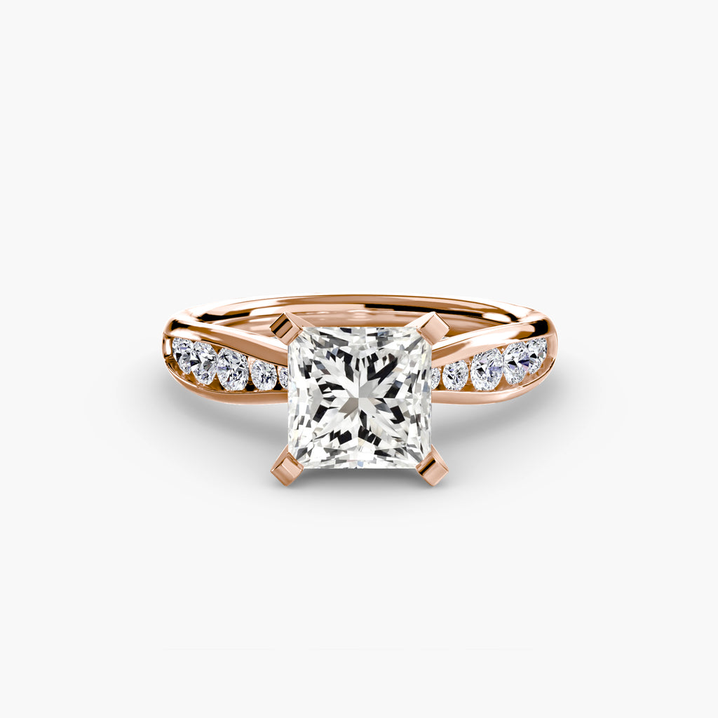 Solitaire mit Pavé 3