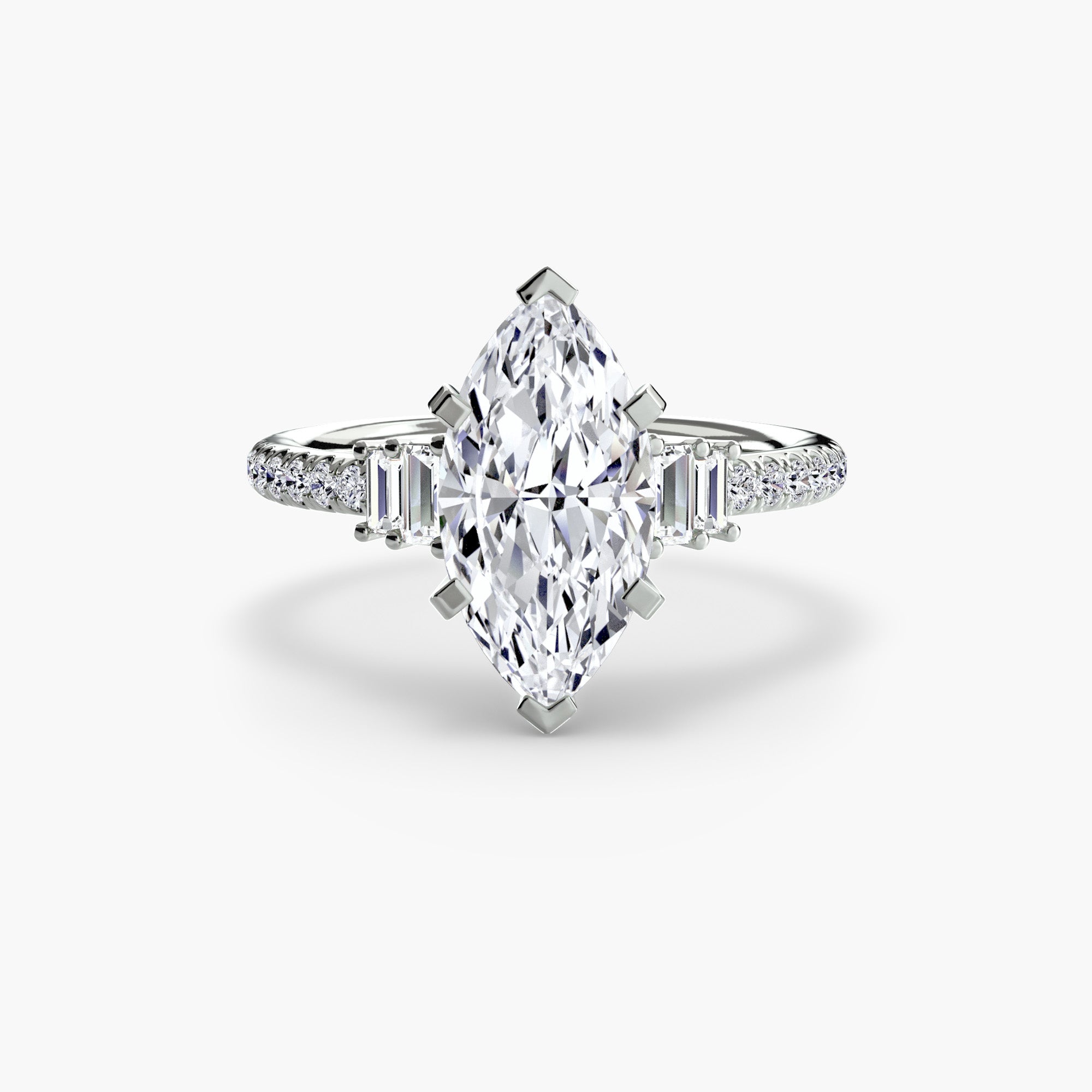 Solitaire mit Pavé 4