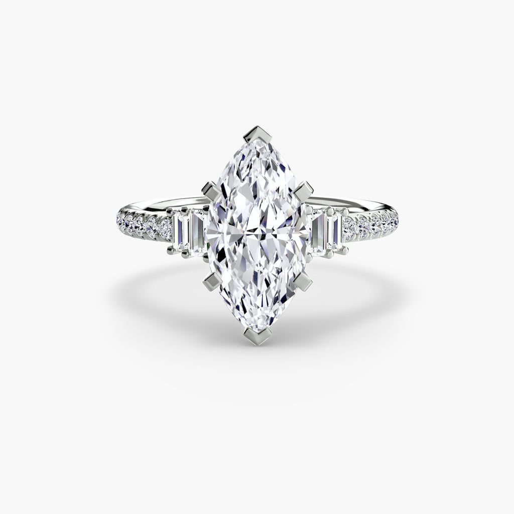 Solitaire mit Pavé 4