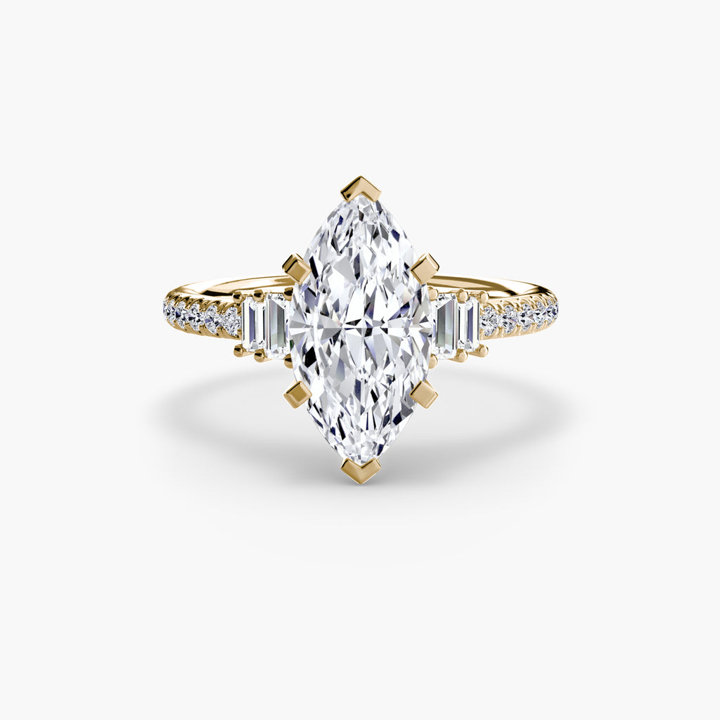 Solitaire mit Pavé 4
