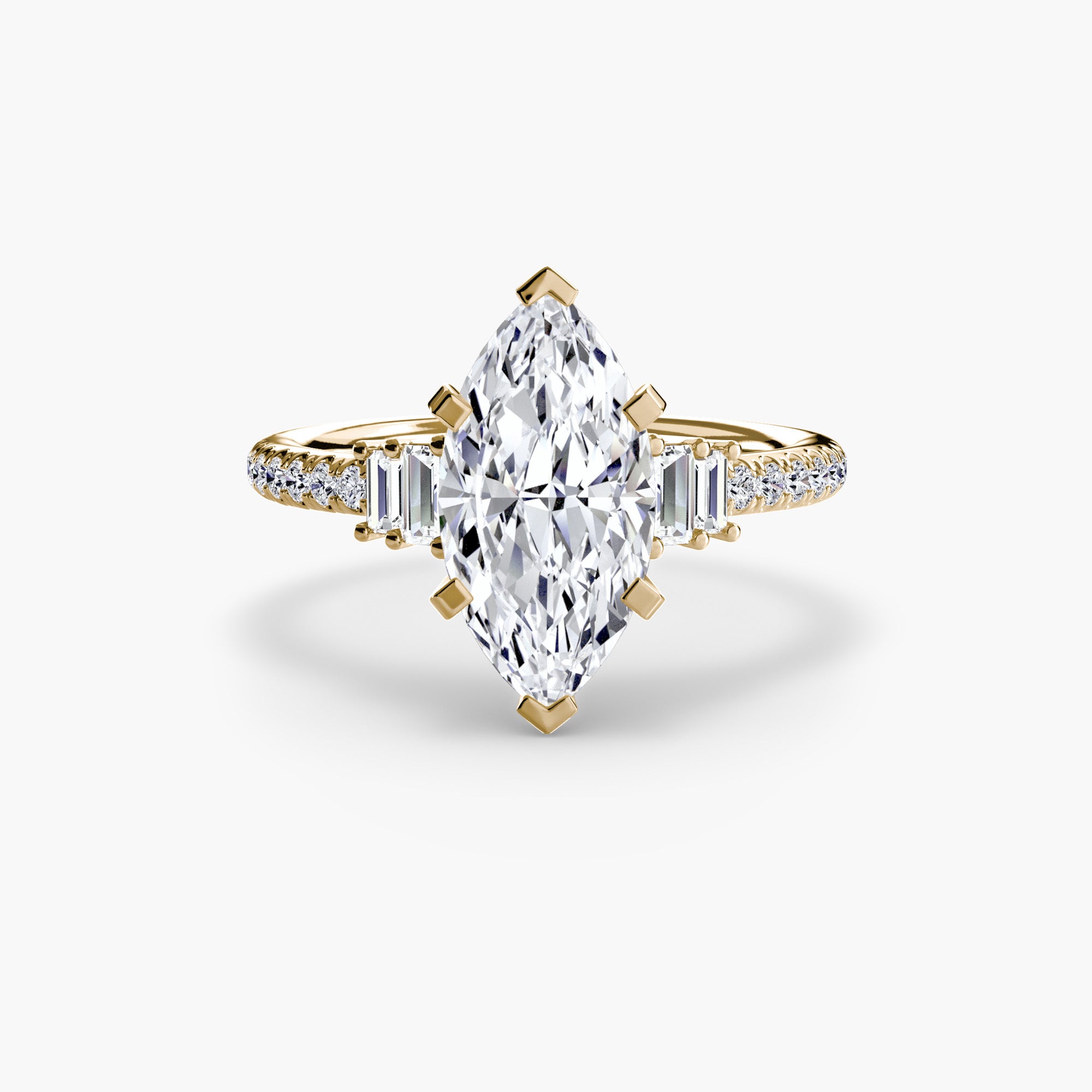 Solitaire mit Pavé 4