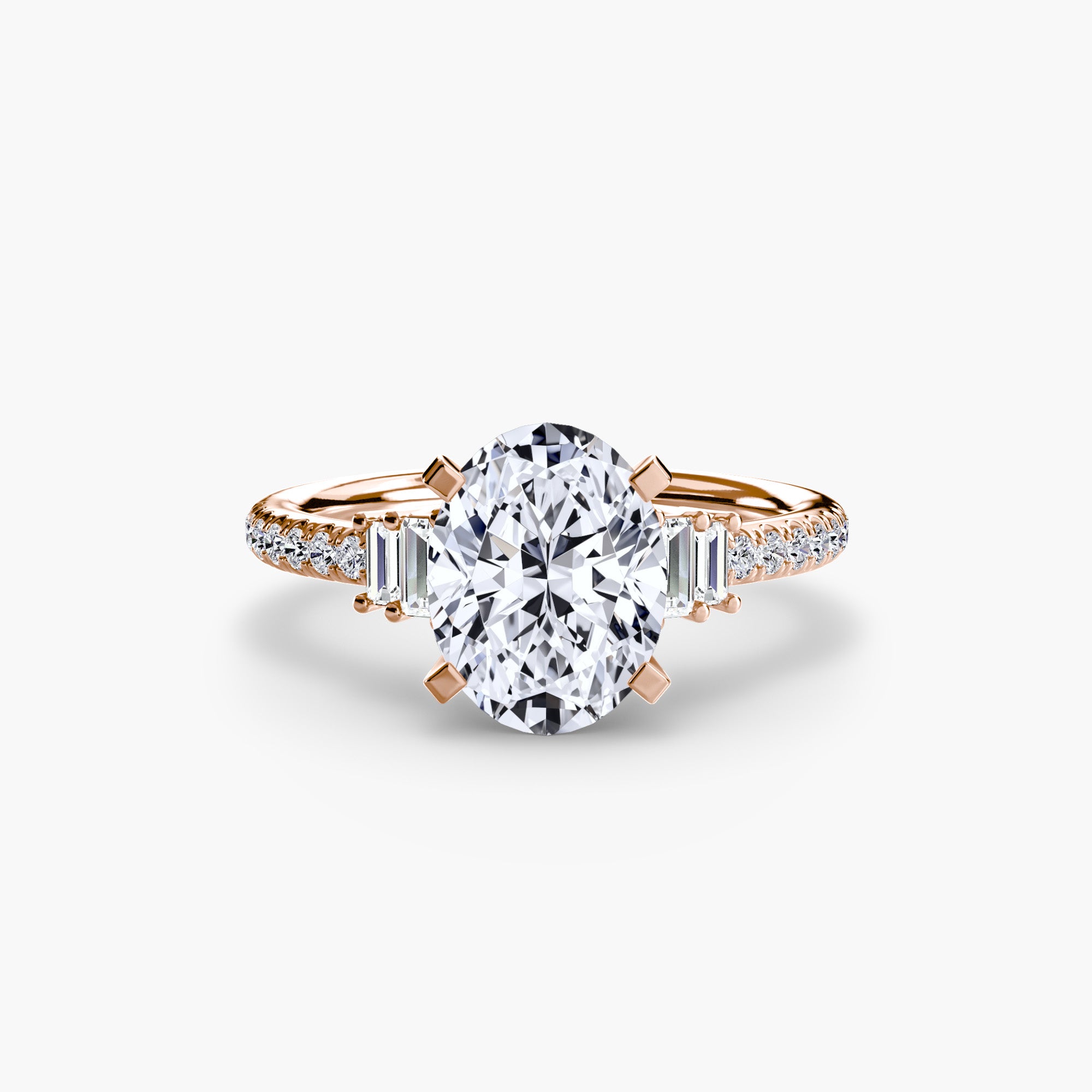 Solitaire mit Pavé 4