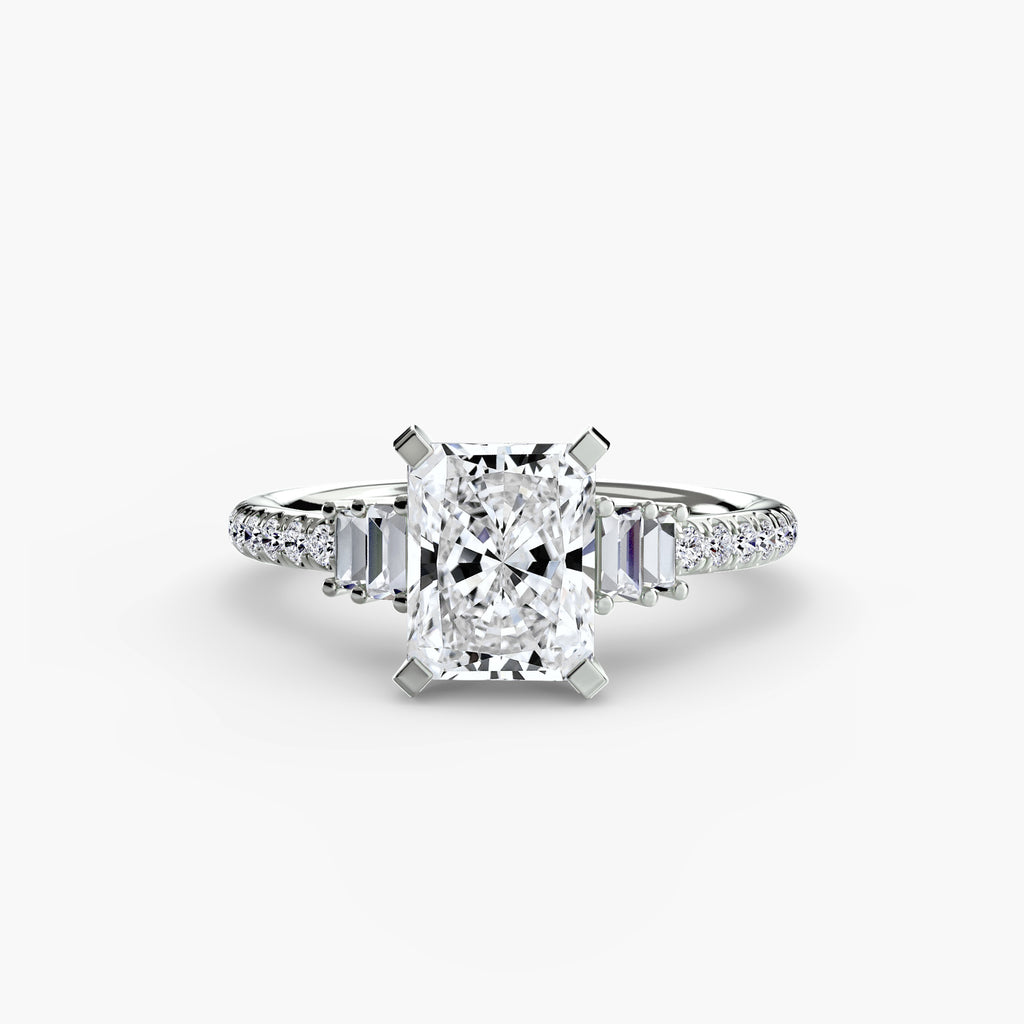 Solitaire mit Pavé 4