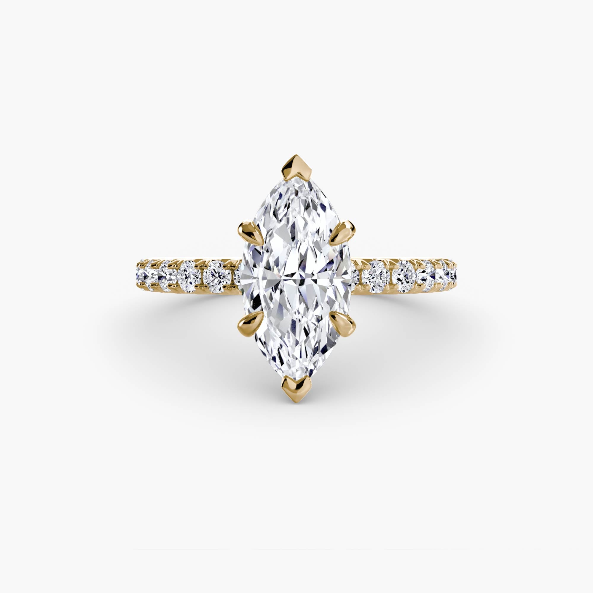 Solitaire mit Pavé 6