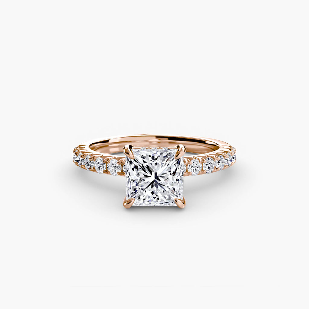 Solitaire mit Pavé 6