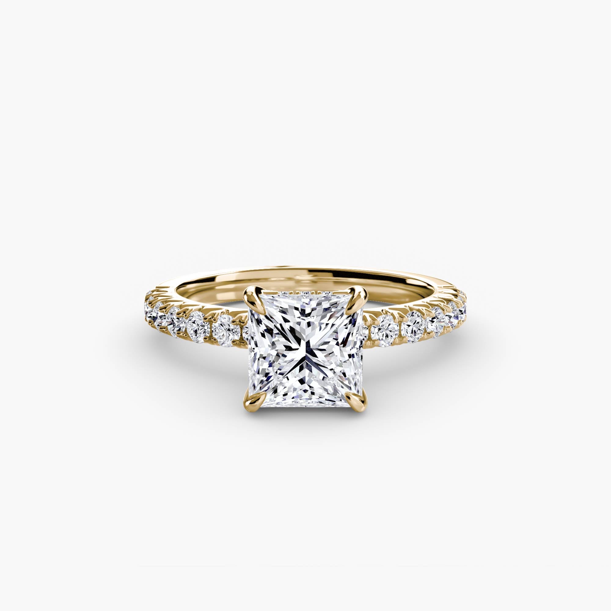Solitaire mit Pavé 6