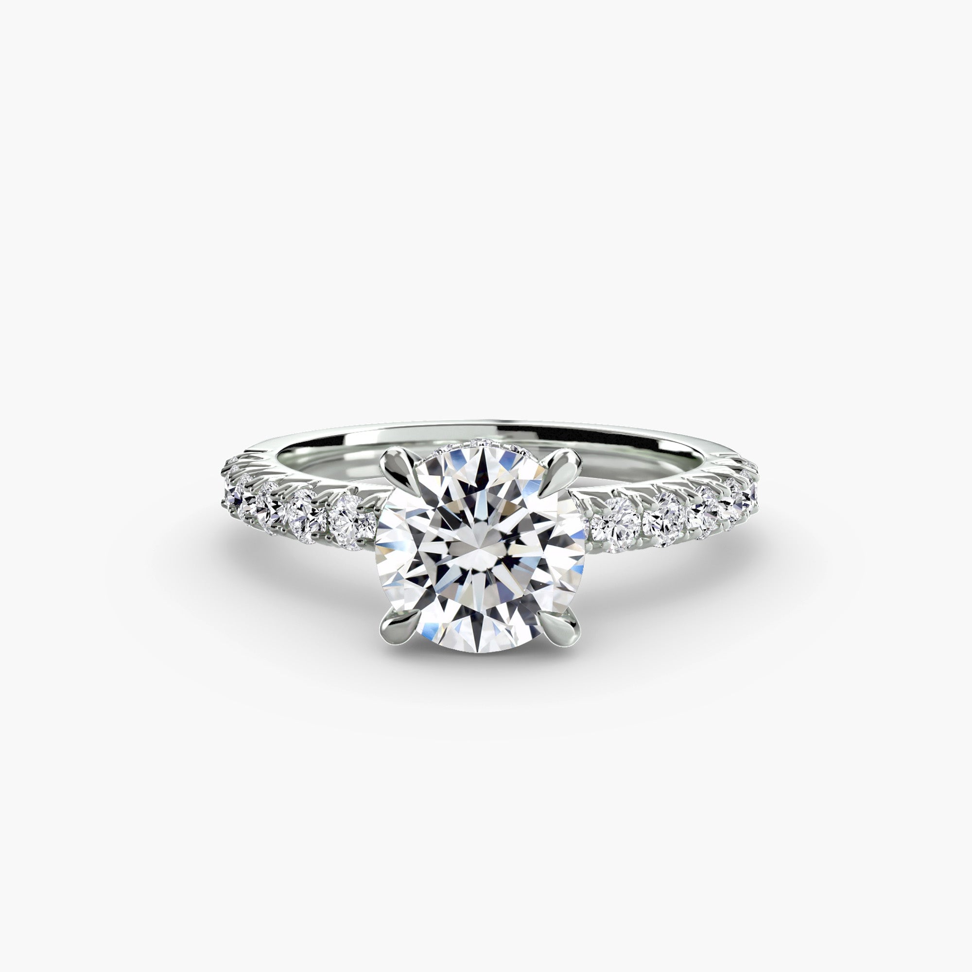 Solitaire mit Pavé 6