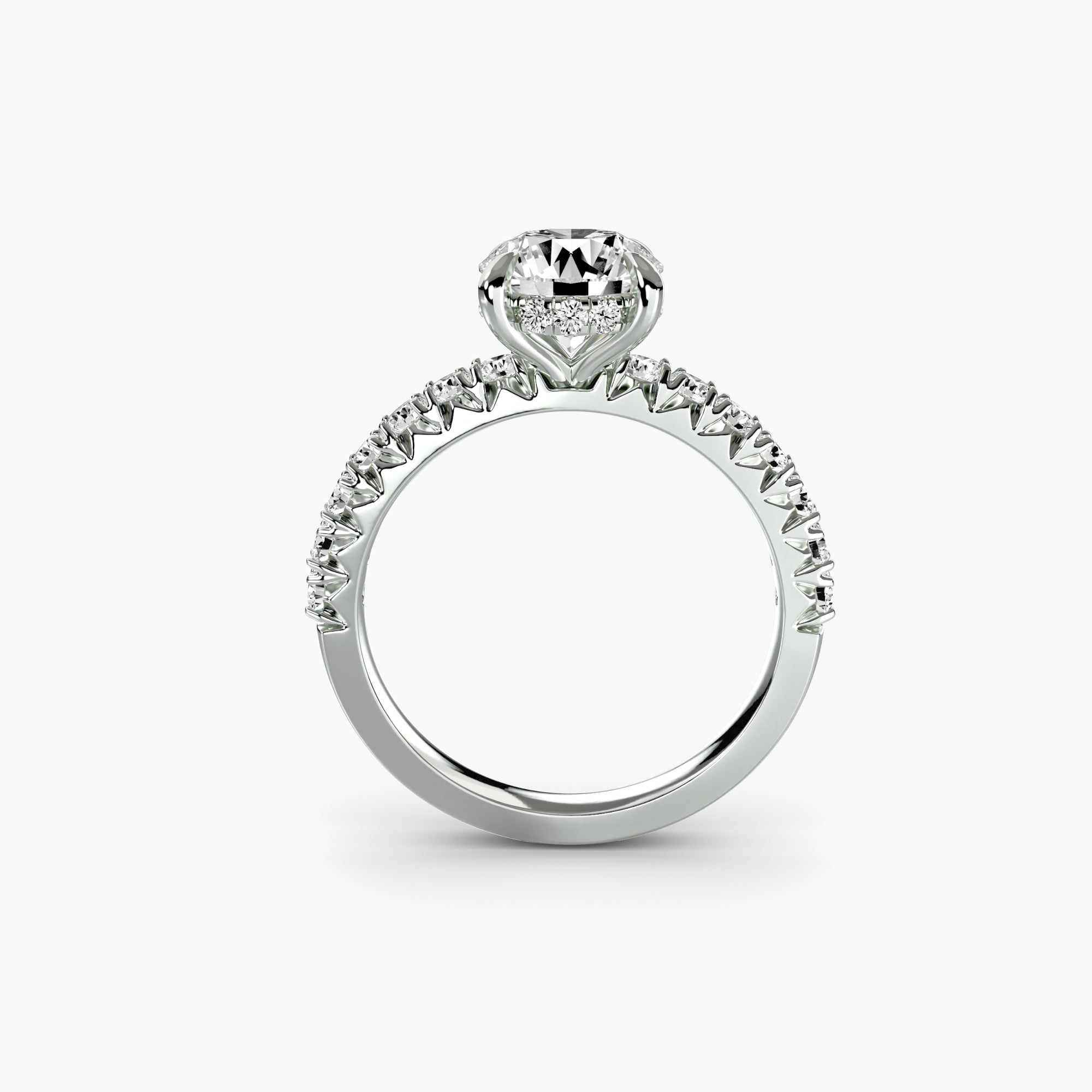 Solitaire mit Pavé 6