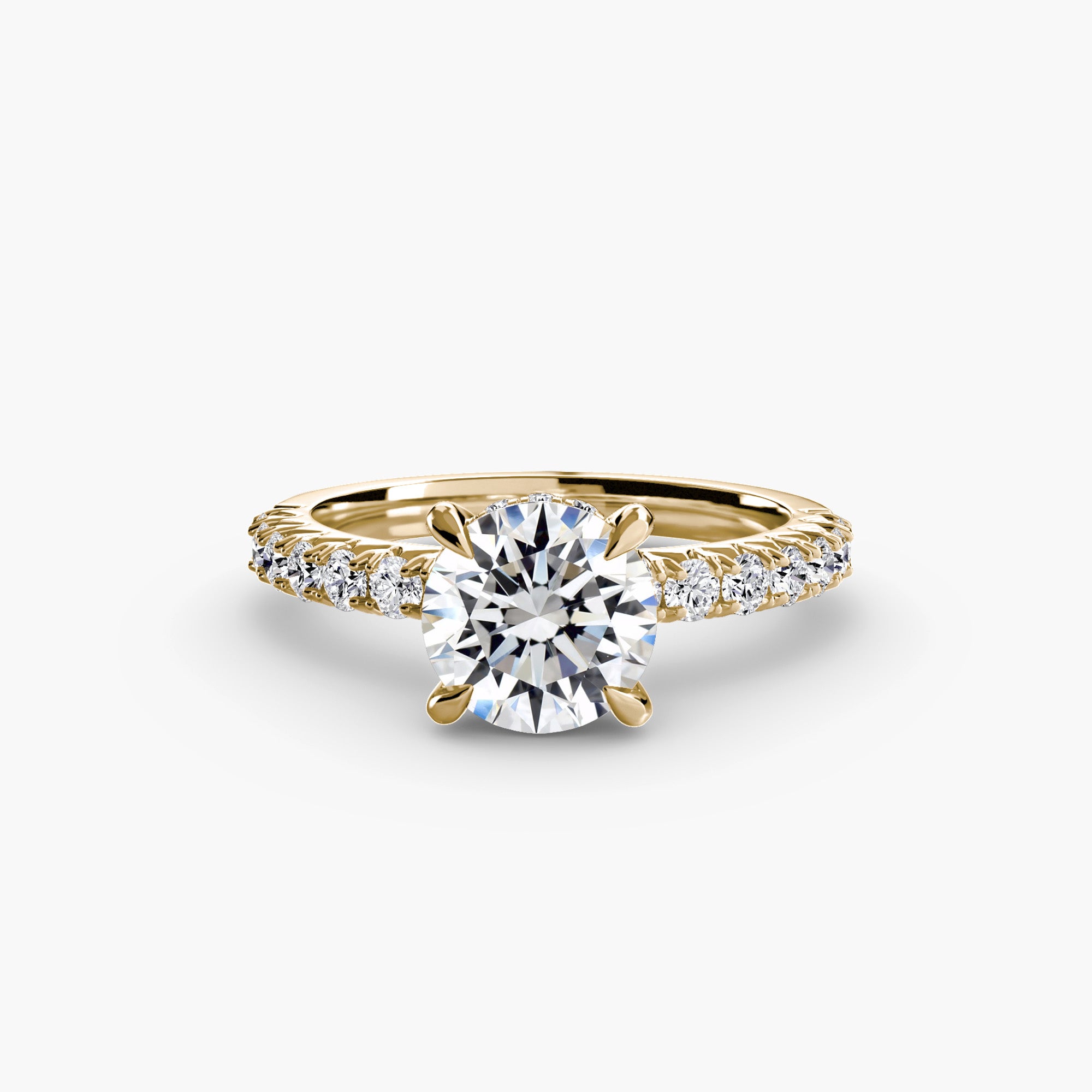Solitaire mit Pavé 6