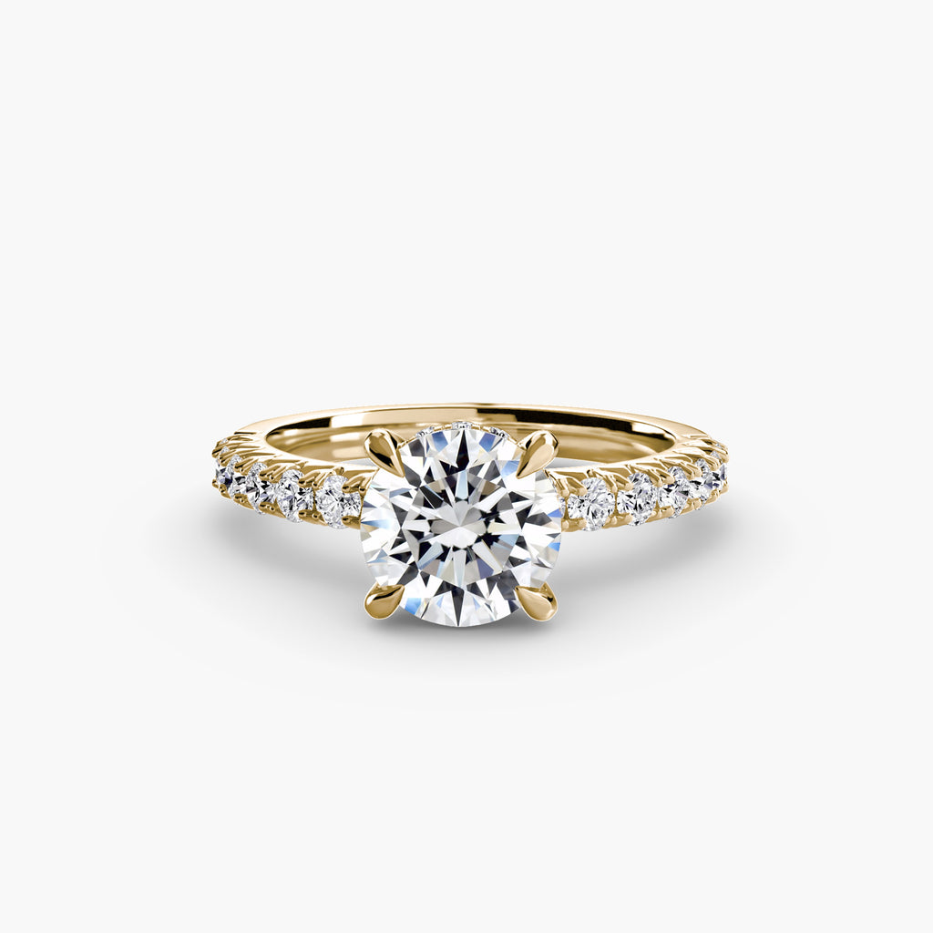 Solitaire mit Pavé 6