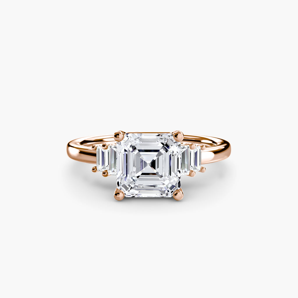 Baguette Akzent Solitaire