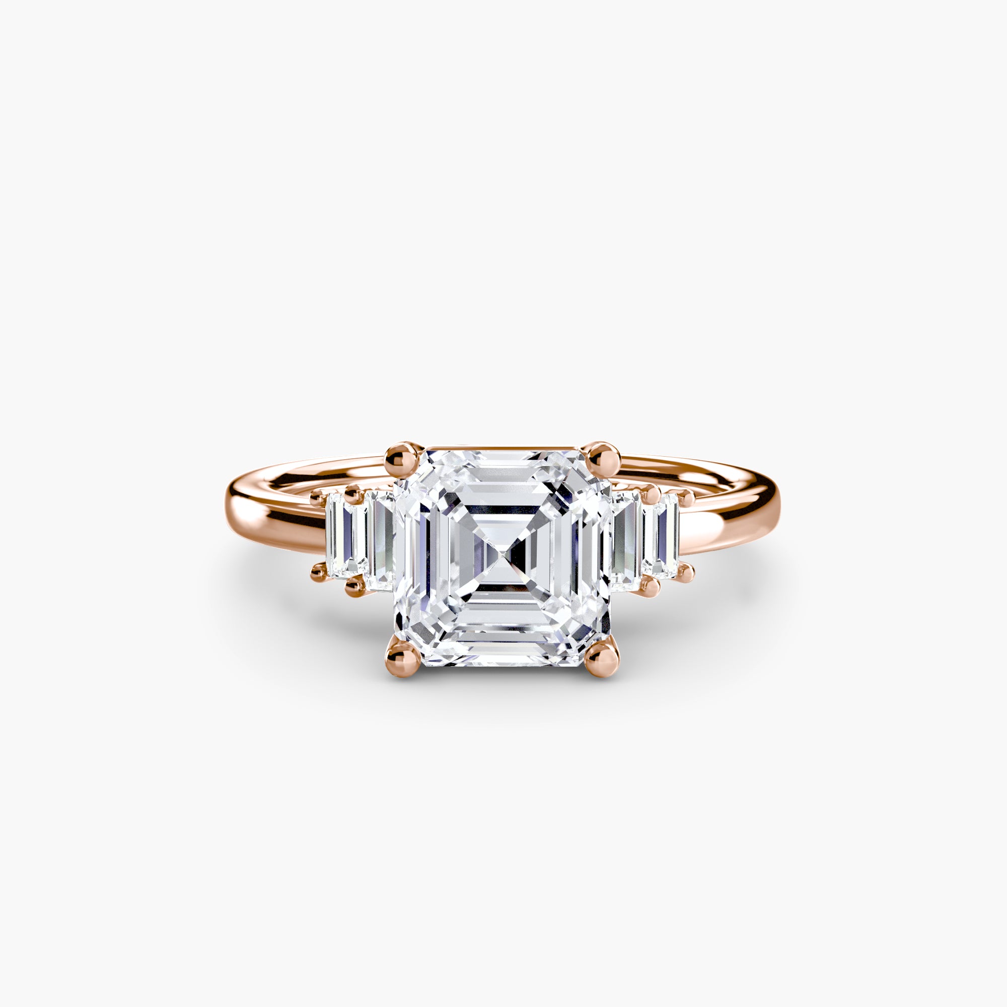 Baguette Akzent Solitaire