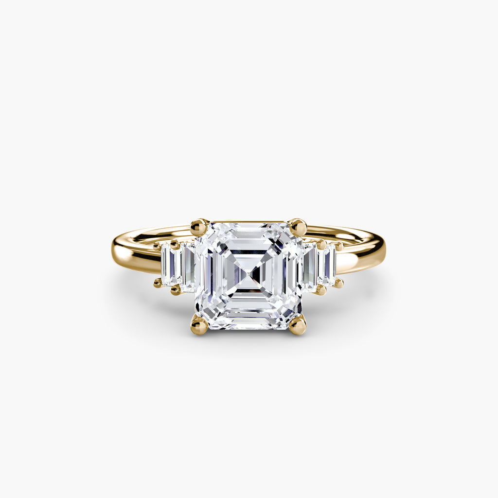 Baguette Akzent Solitaire