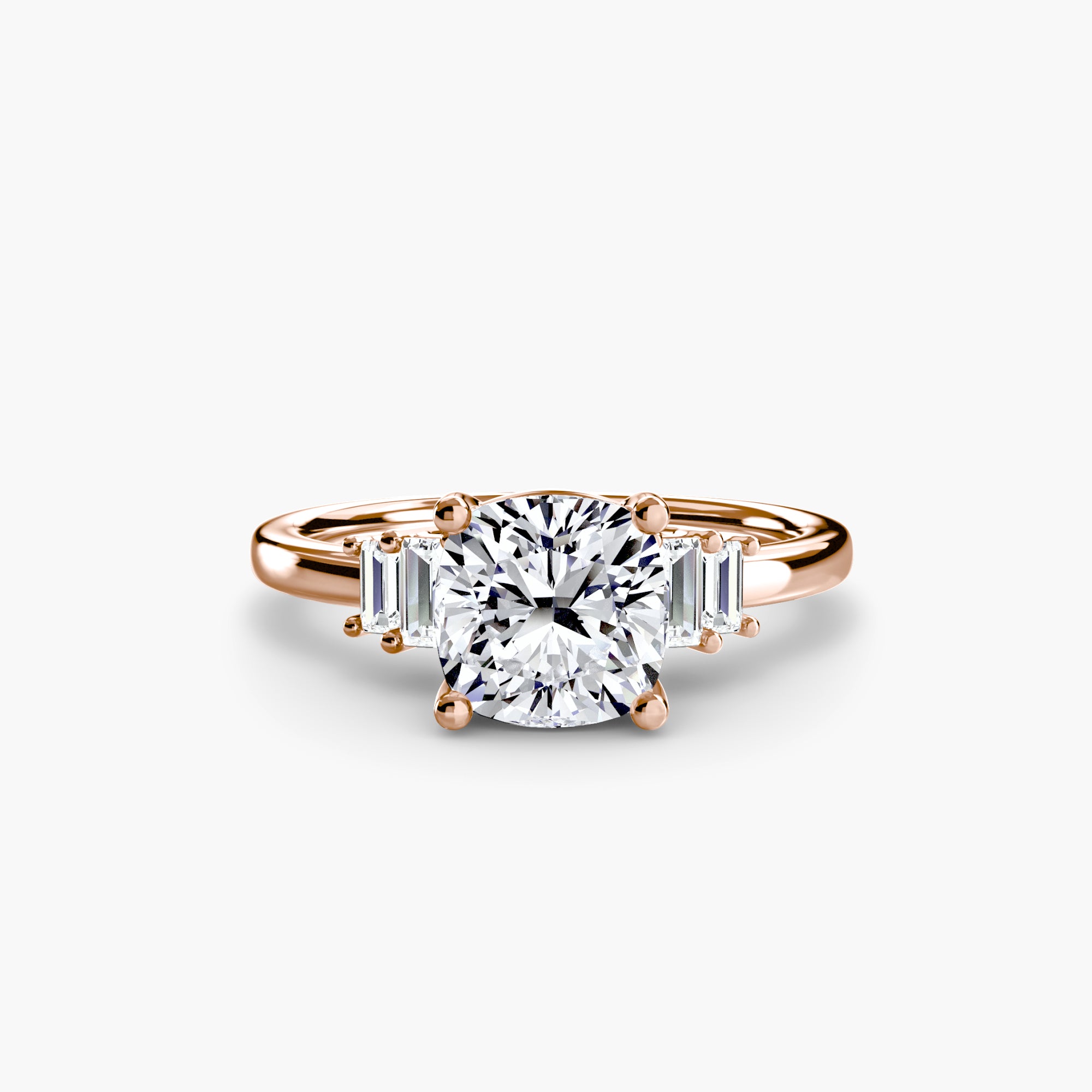 Baguette Akzent Solitaire