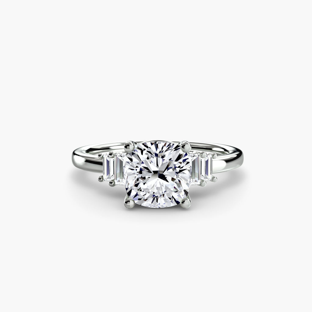 Baguette Akzent Solitaire