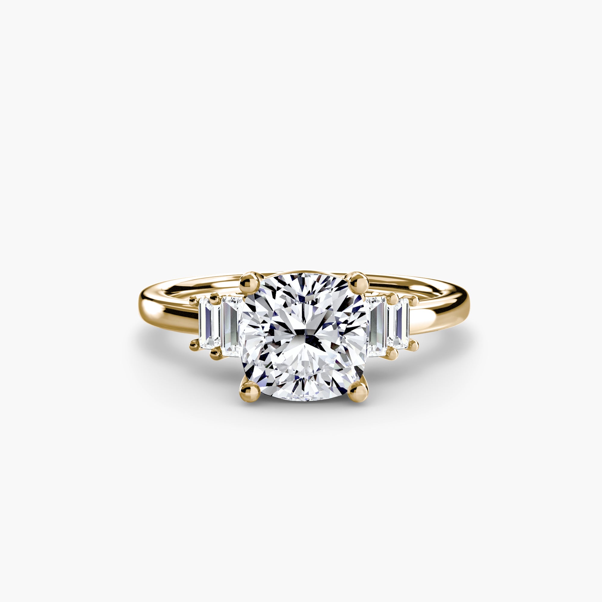 Baguette Akzent Solitaire