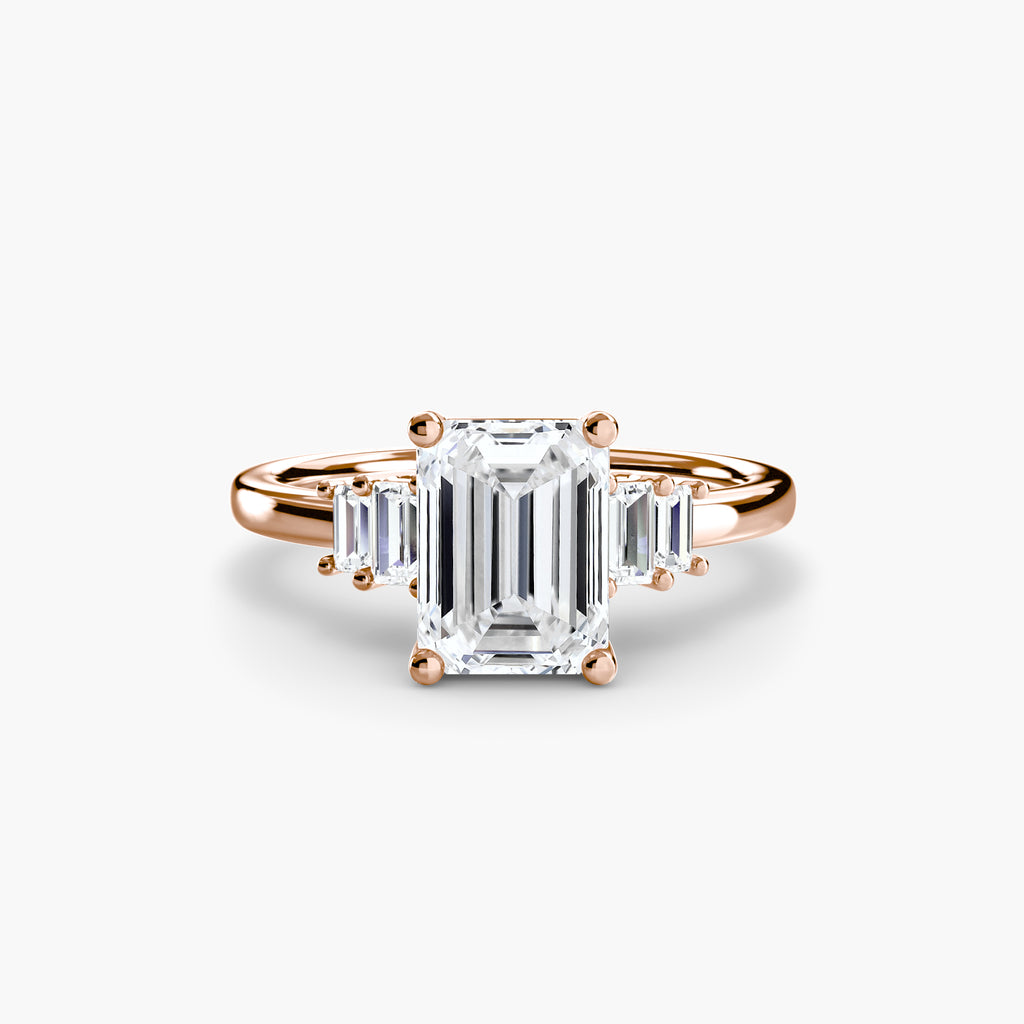 Baguette Akzent Solitaire