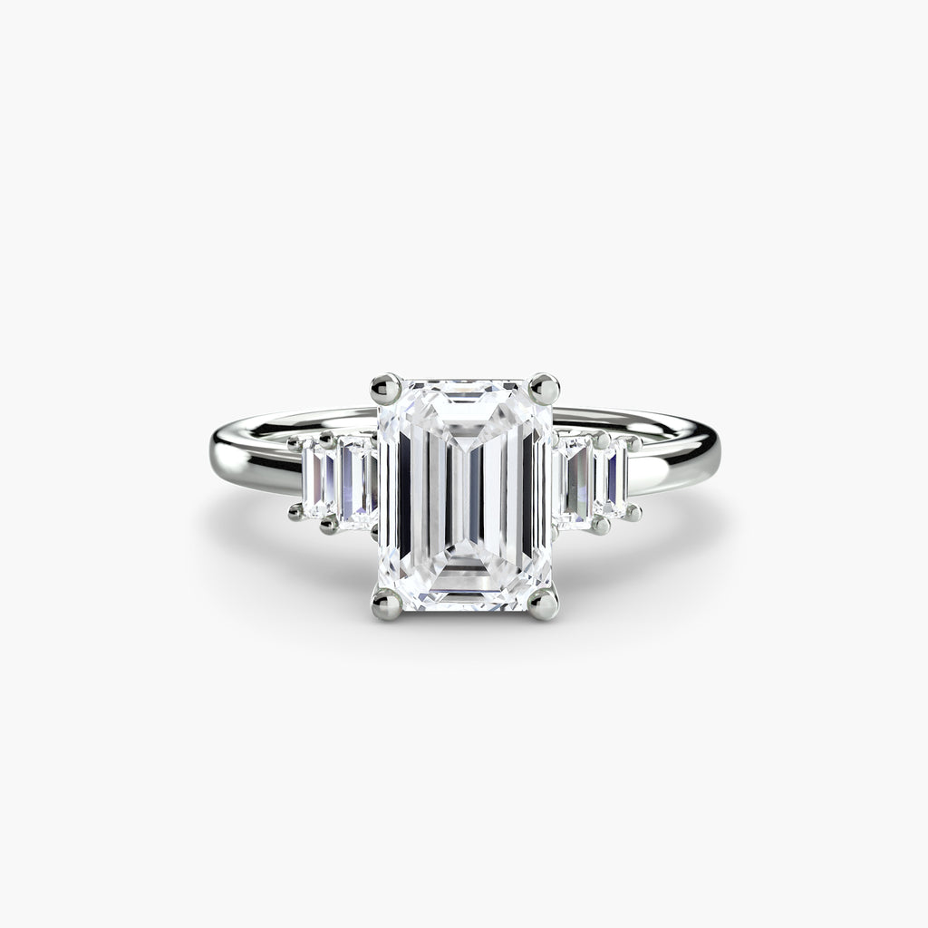 Baguette Akzent Solitaire