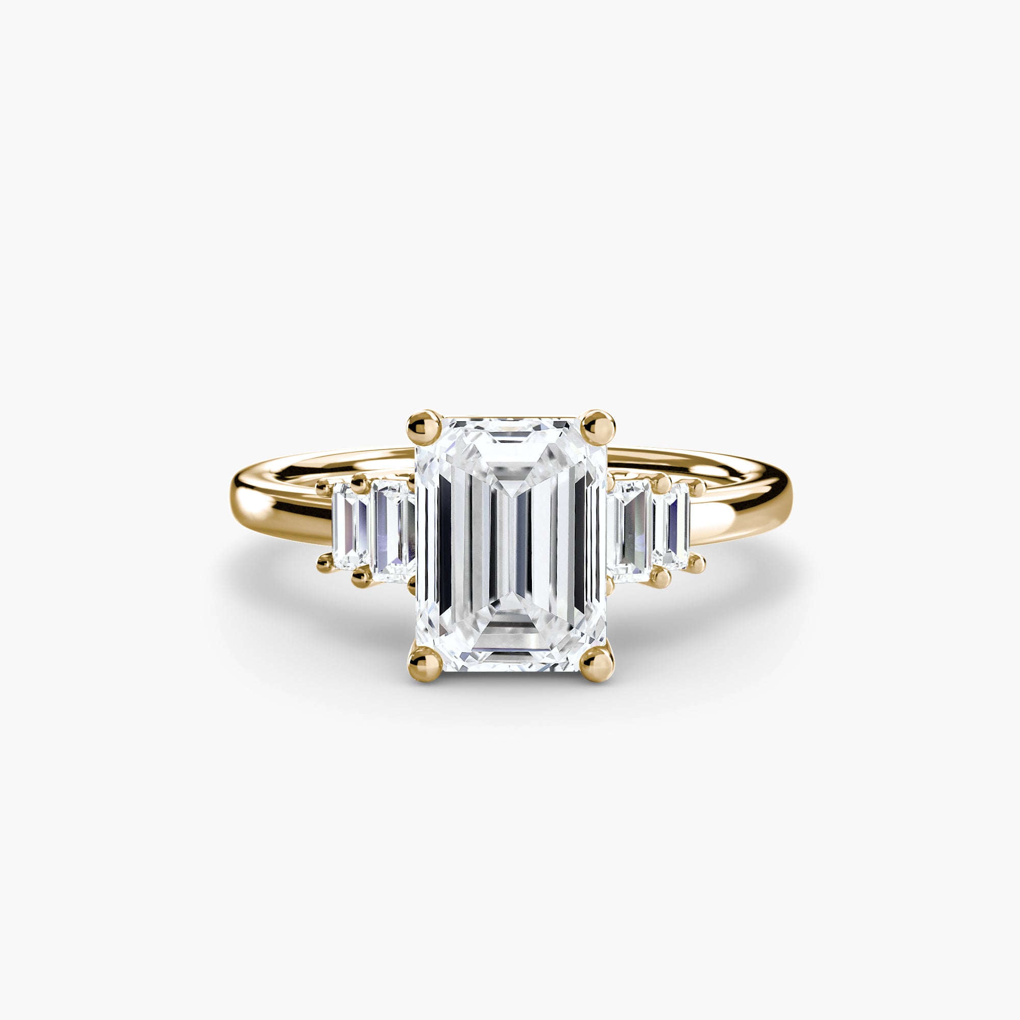 Baguette Akzent Solitaire