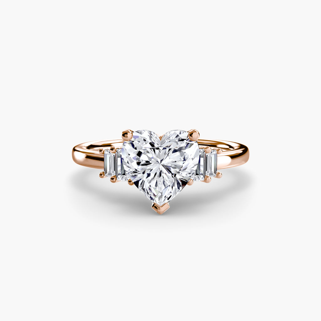 Baguette Akzent Solitaire