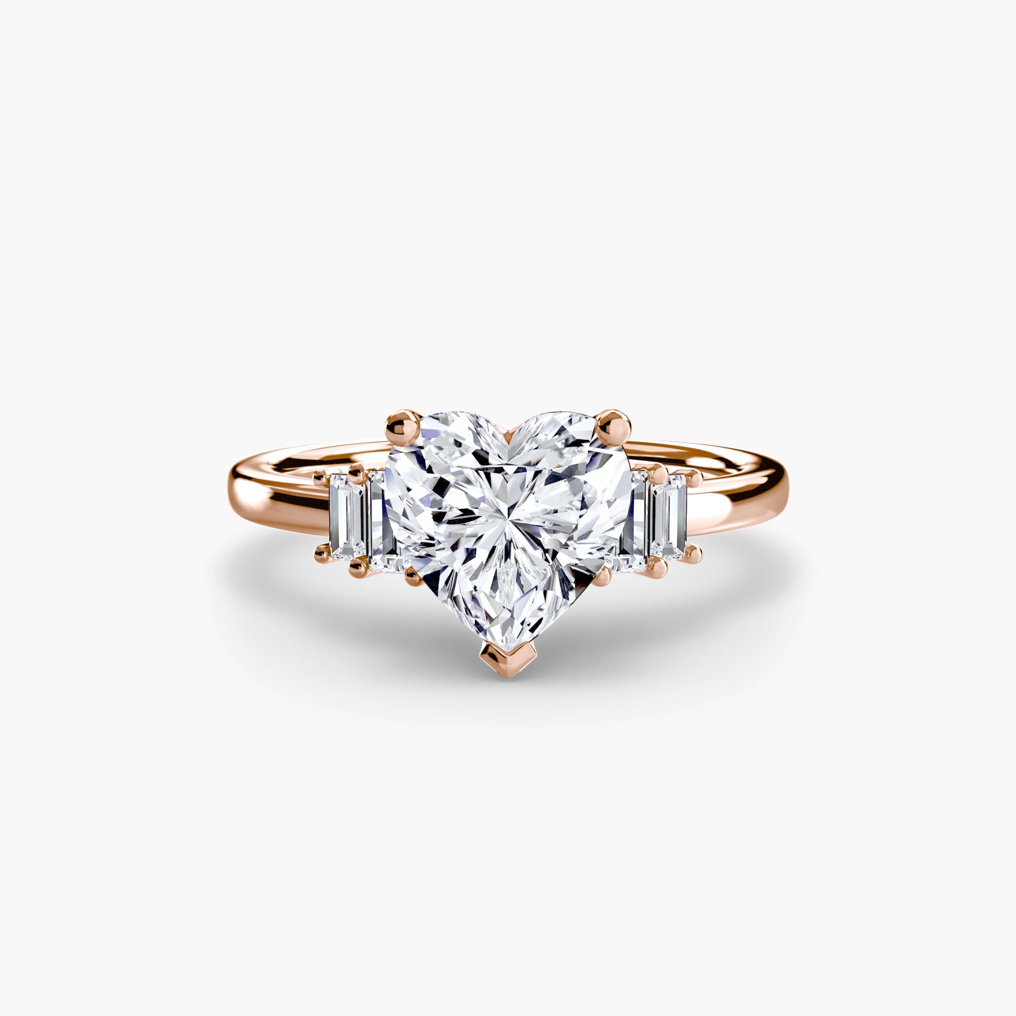 Baguette Akzent Solitaire