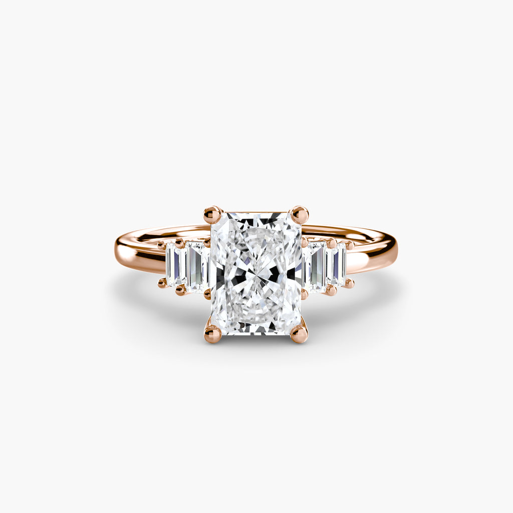 Baguette Akzent Solitaire