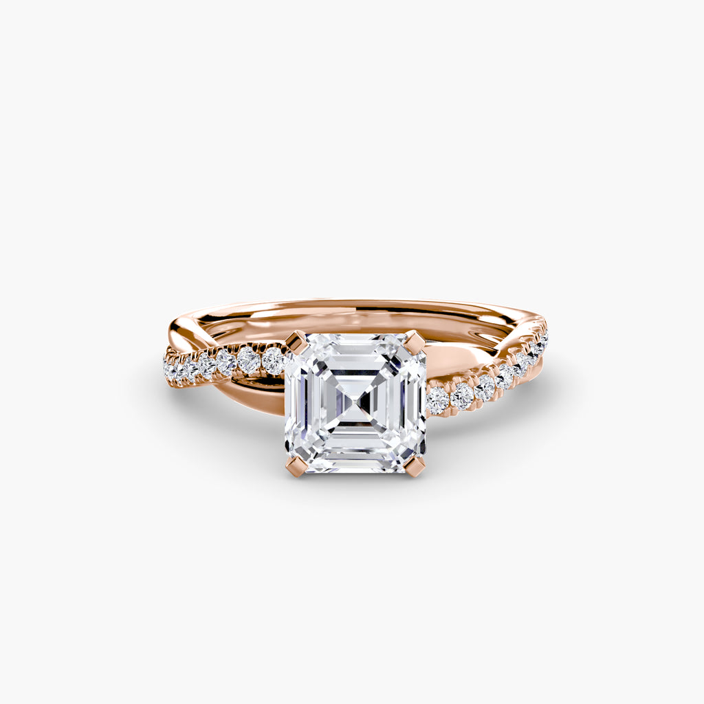Der Emerald Twist Pavé-Ring