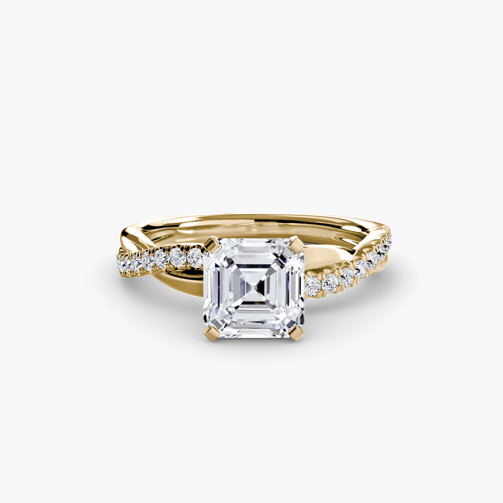 Der Emerald Twist Pavé-Ring