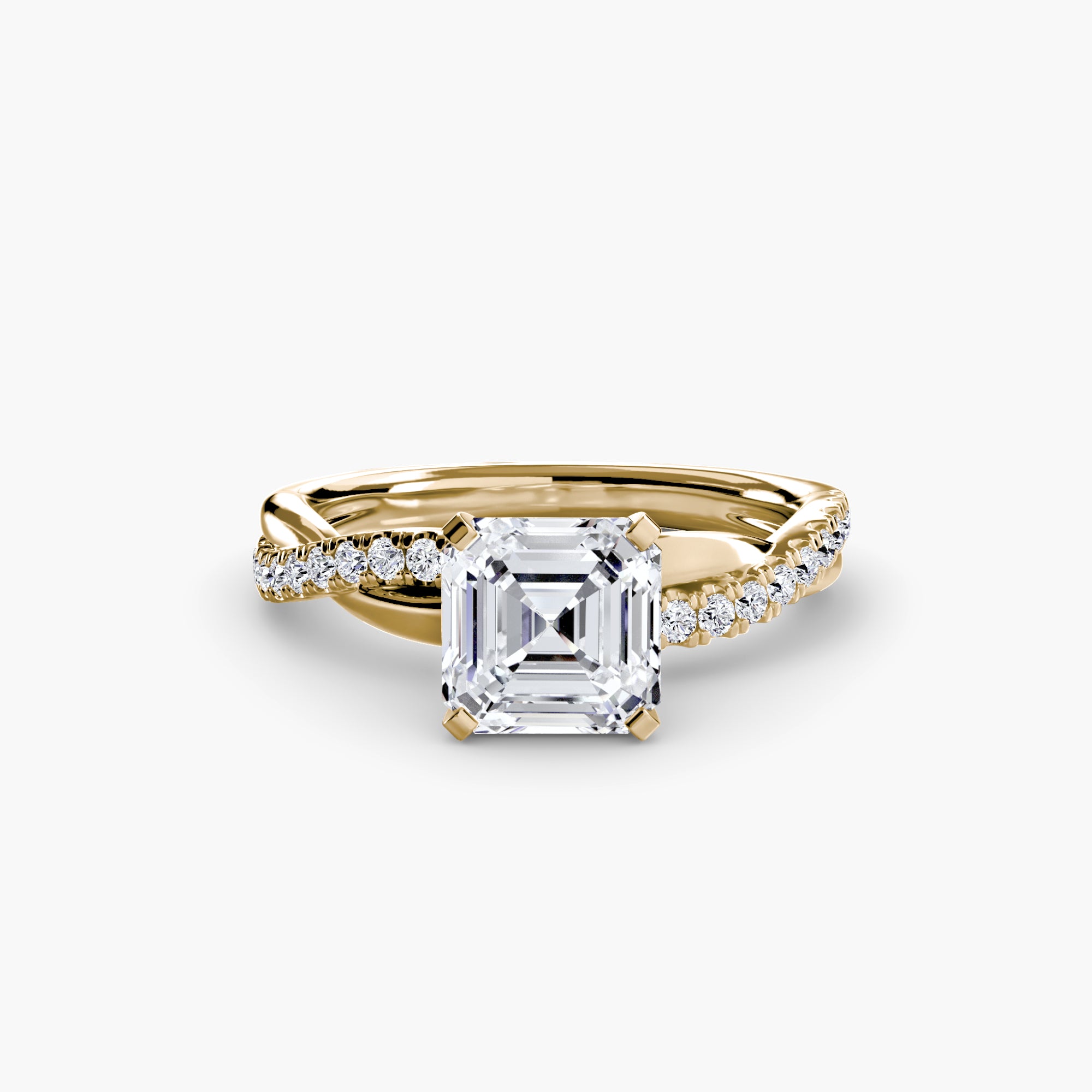 Der Emerald Twist Pavé-Ring