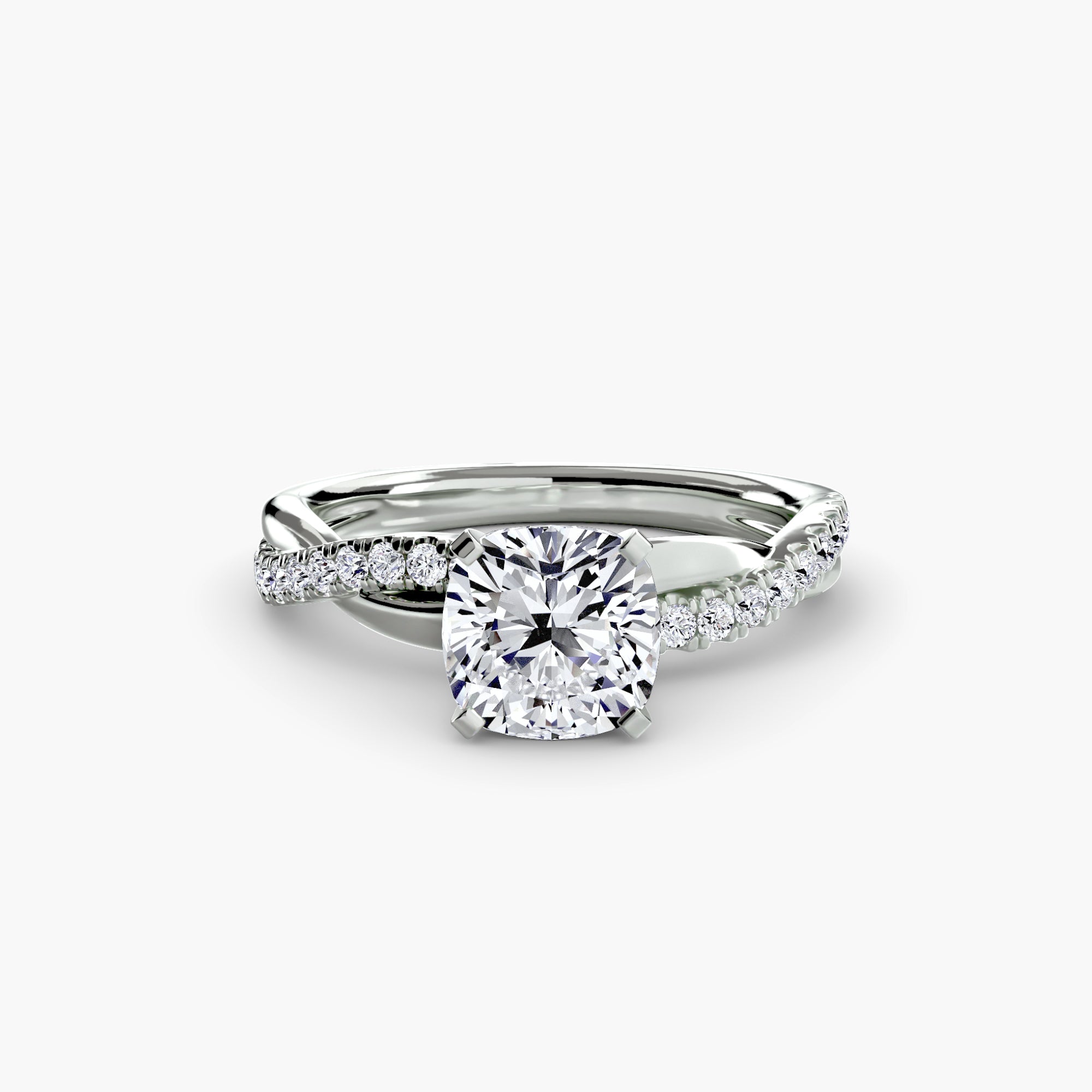 Der Emerald Twist Pavé-Ring