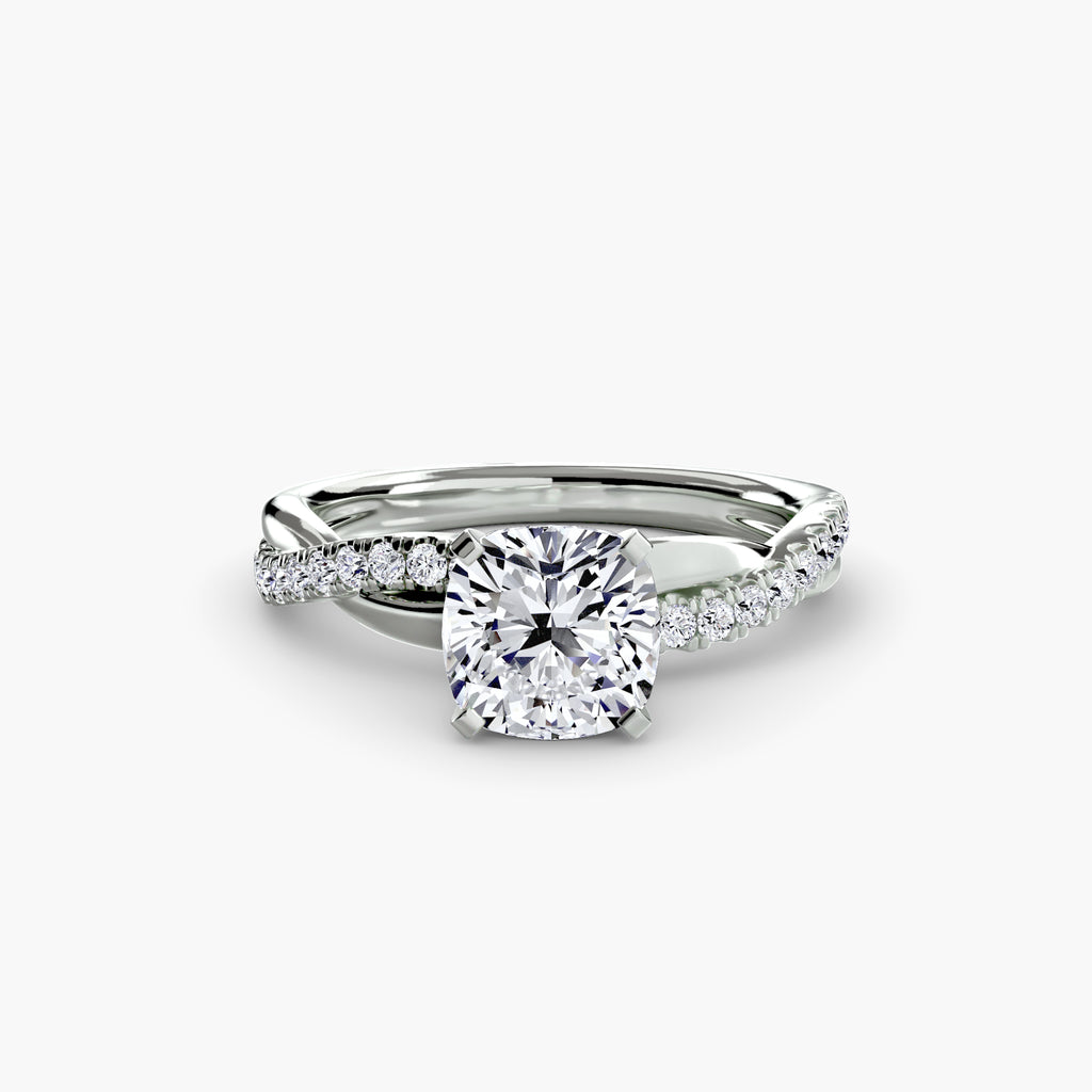 Der Emerald Twist Pavé-Ring