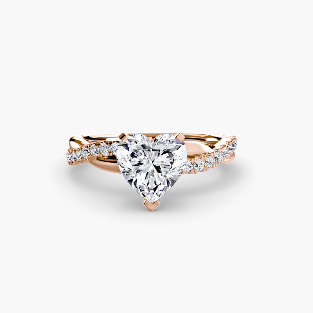 Der Emerald Twist Pavé-Ring