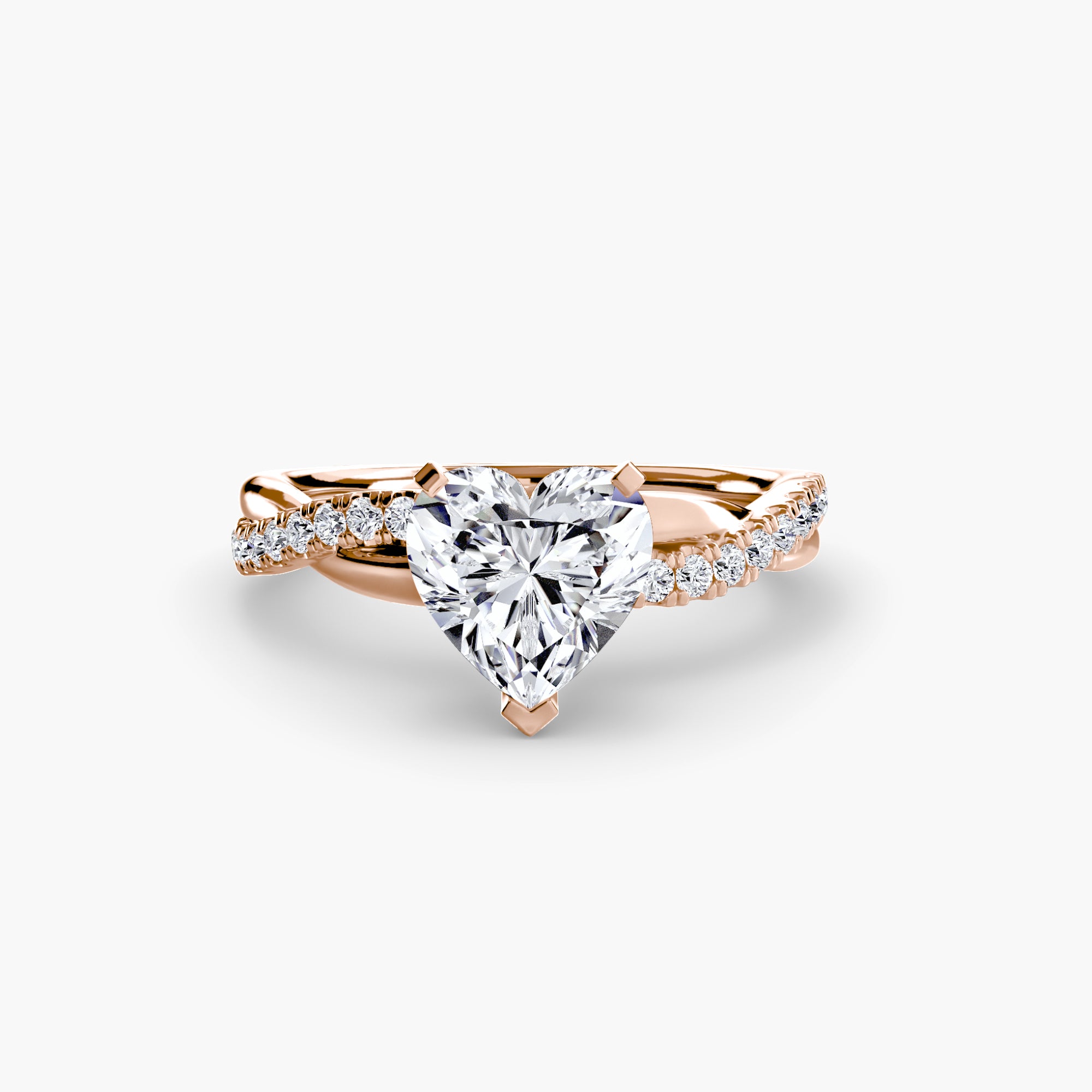 Der Emerald Twist Pavé-Ring