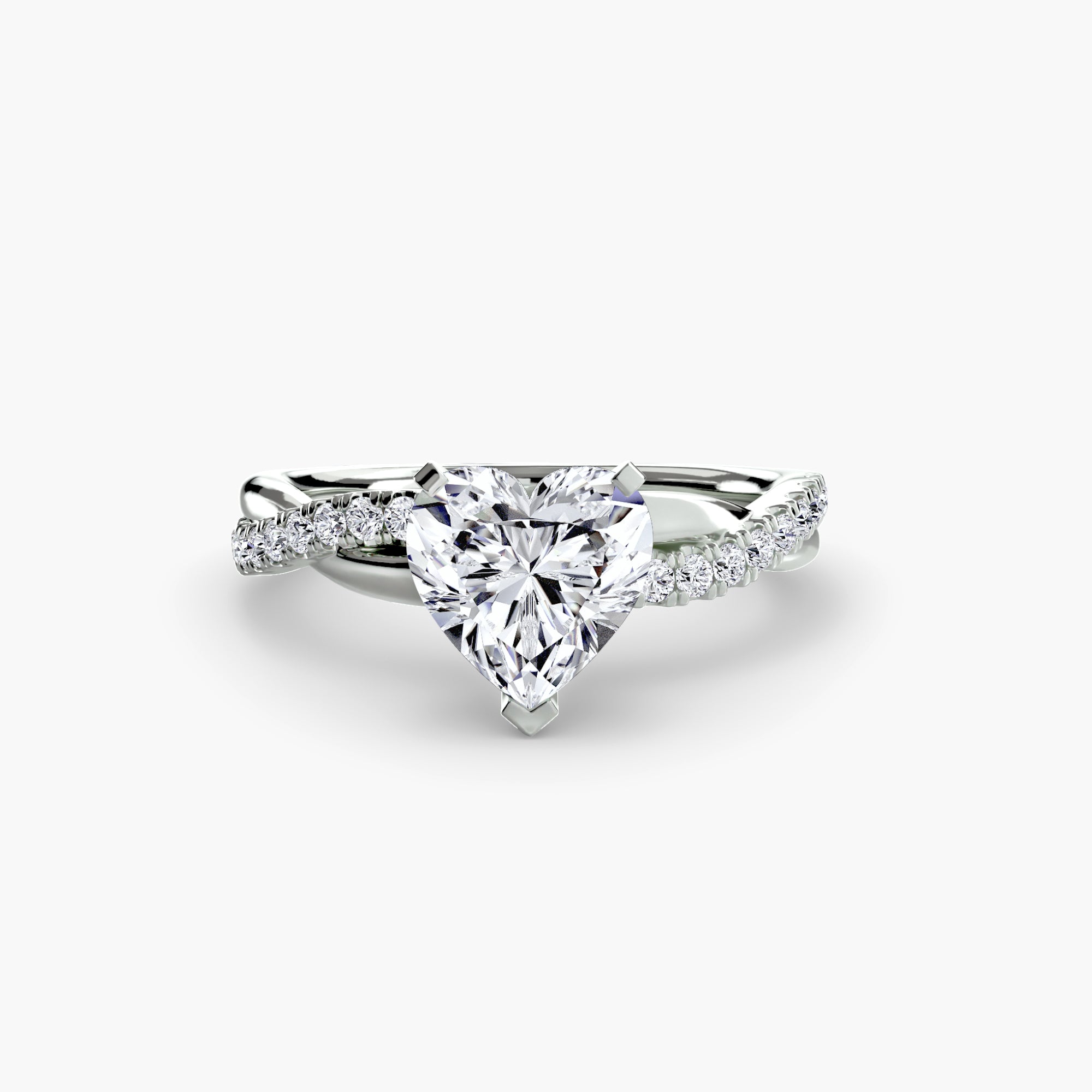 Der Emerald Twist Pavé-Ring