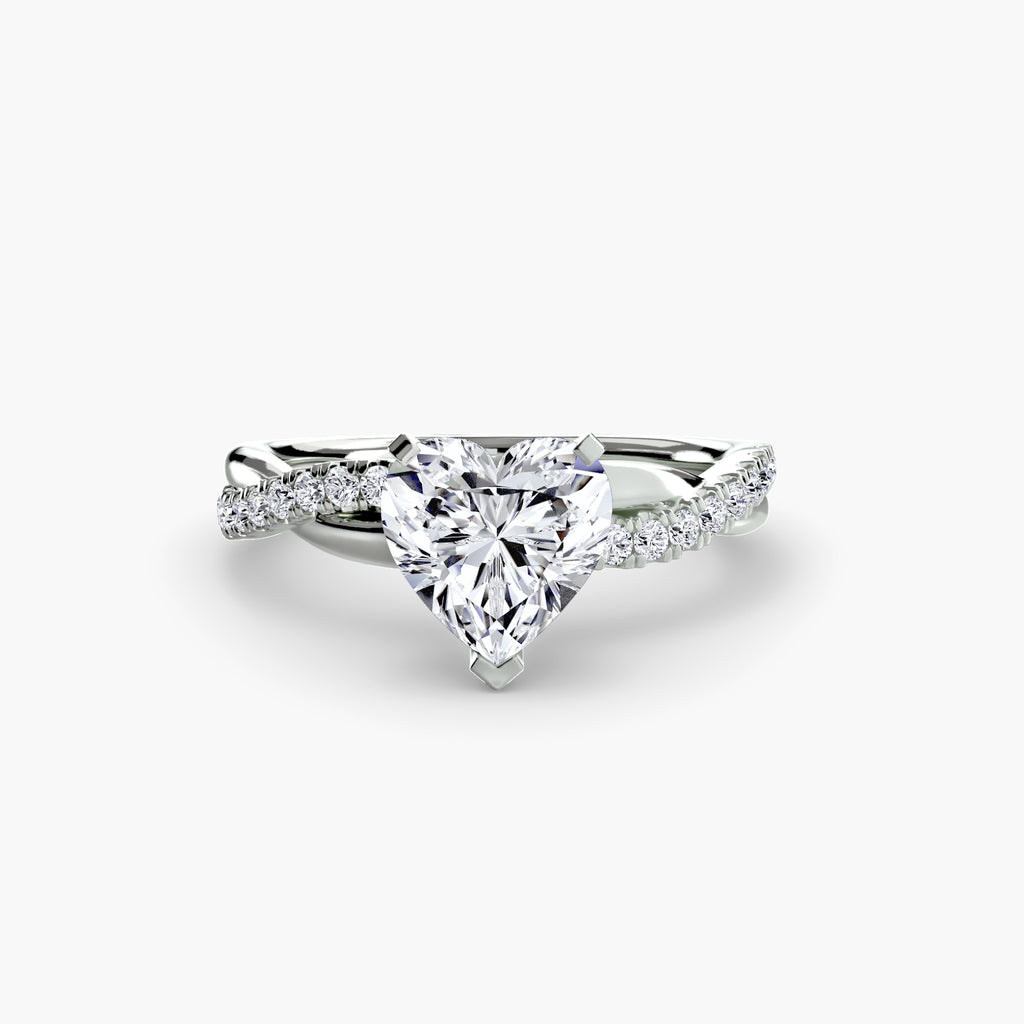 Der Emerald Twist Pavé-Ring