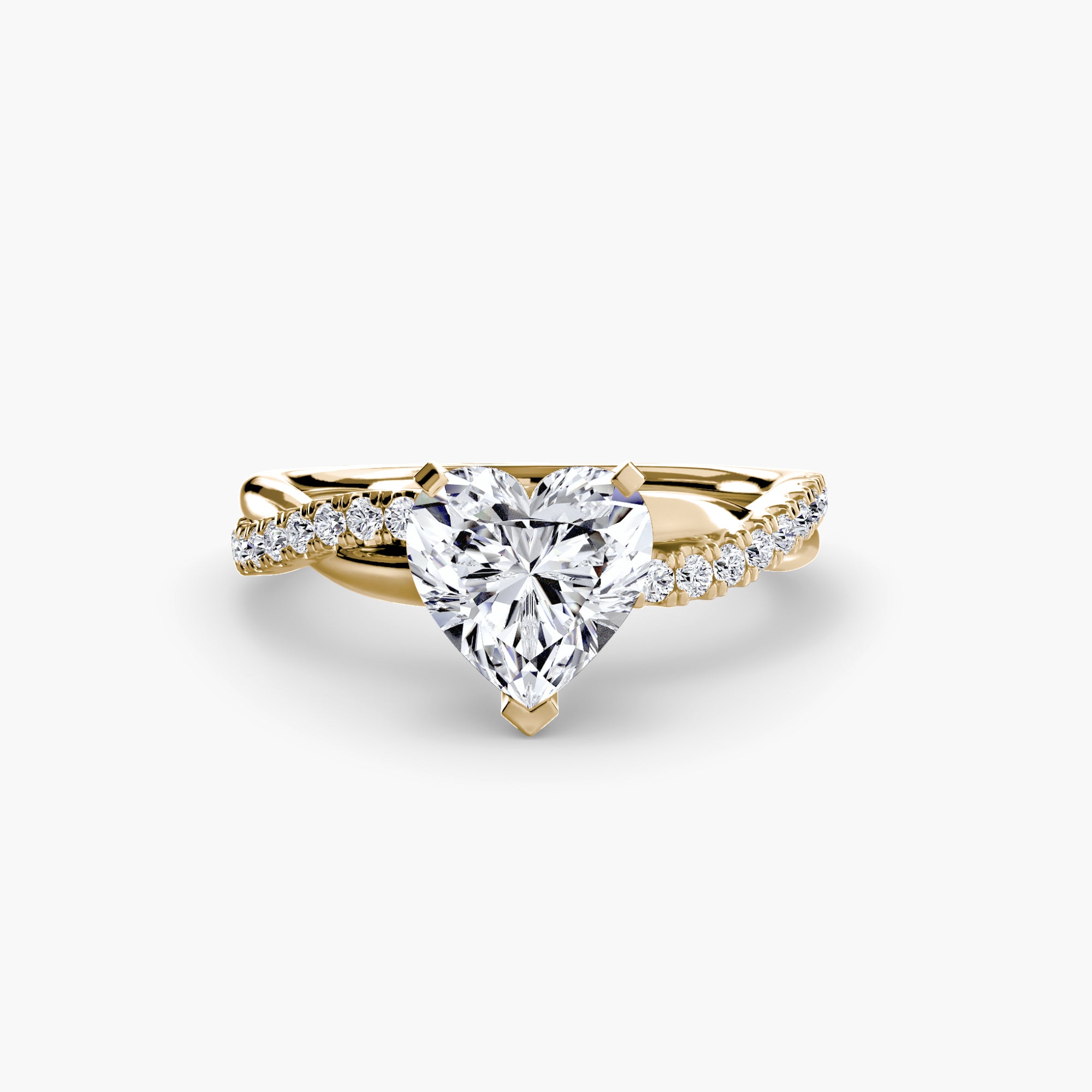 Der Emerald Twist Pavé-Ring